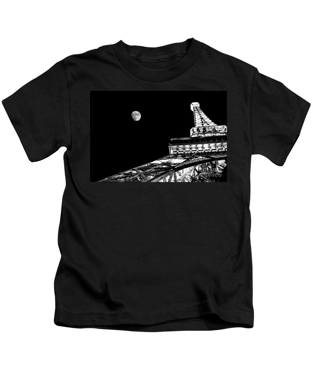 Eiffel Tower Kids T-Shirt featuring the photograph From Paris With Love by Az Jackson