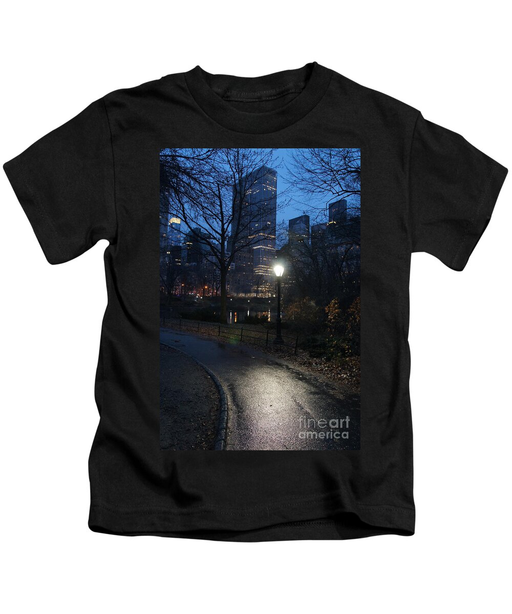 Nyc Central Park Kids T-Shirt featuring the photograph Getaway by Elena Perelman