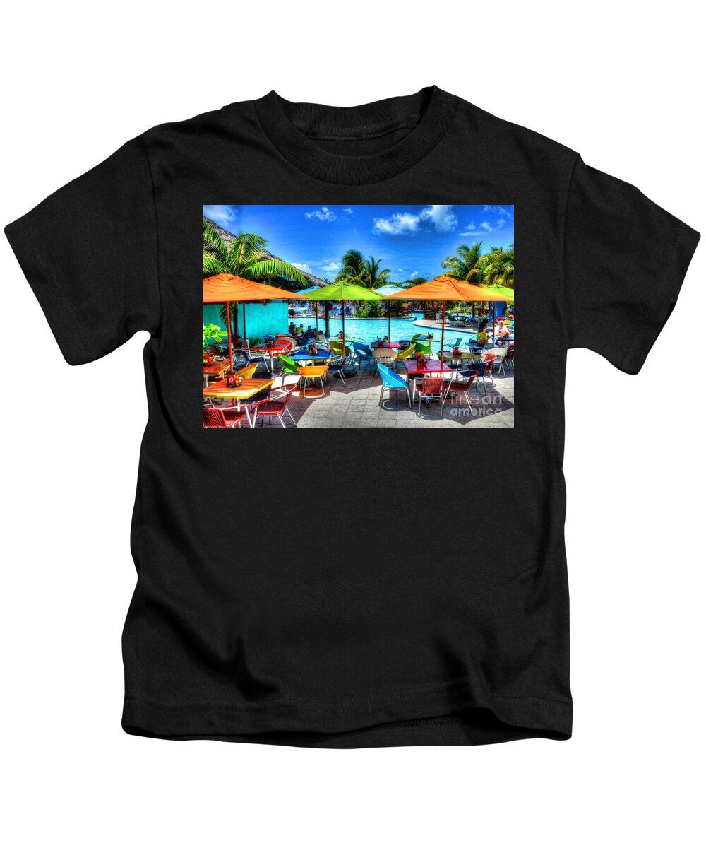 Grand Turk Kids T-Shirt featuring the photograph Tropical Fun by Debbi Granruth