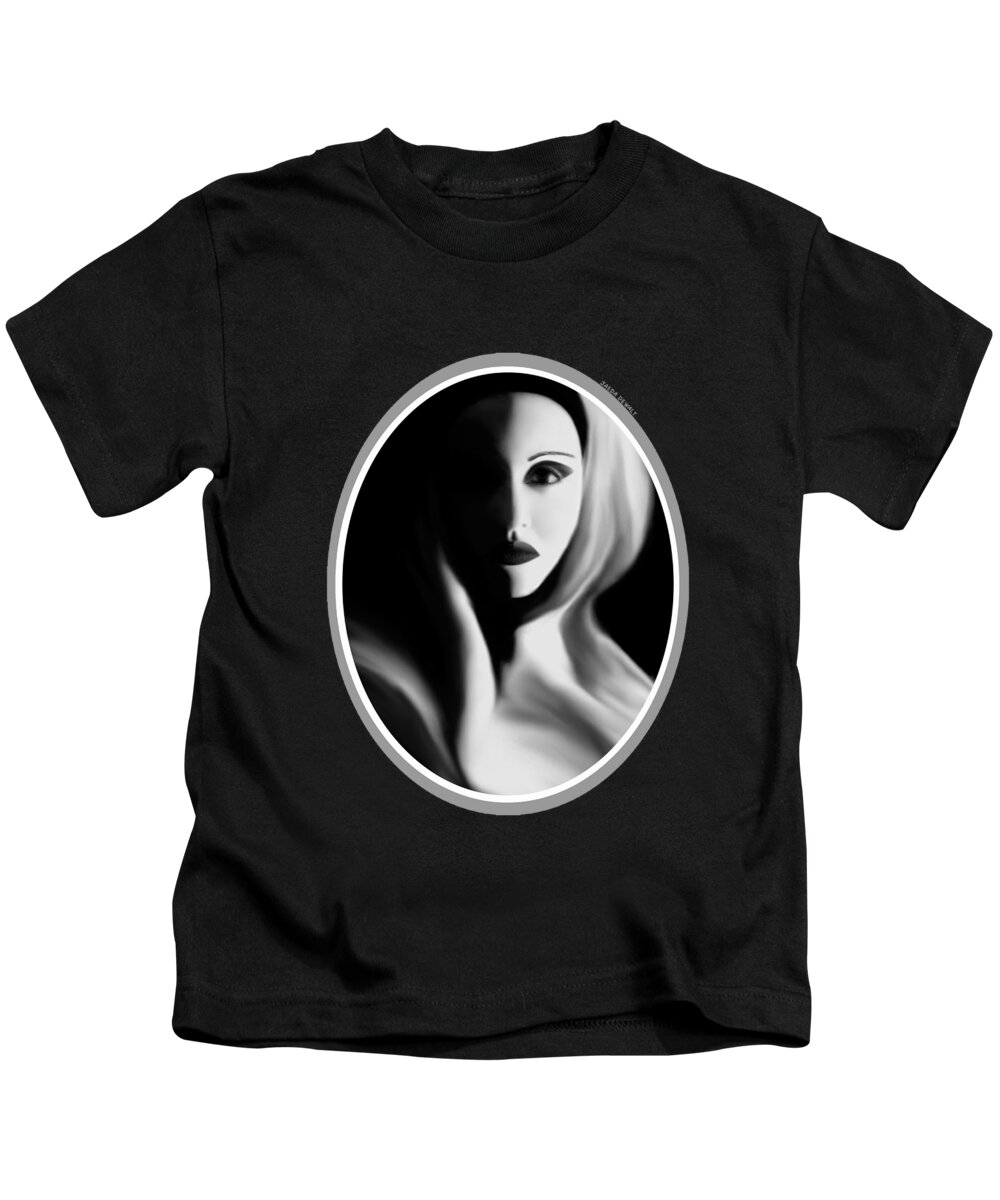 Abstract Kids T-Shirt featuring the photograph Haunted by Jaeda DeWalt