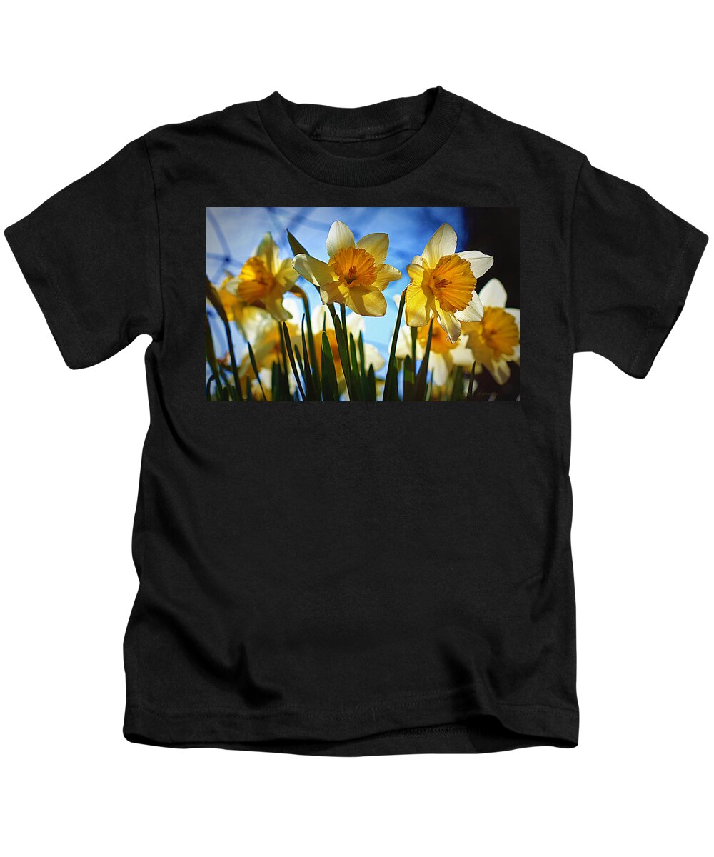 Flower Kids T-Shirt featuring the photograph Hello Spring by Cricket Hackmann