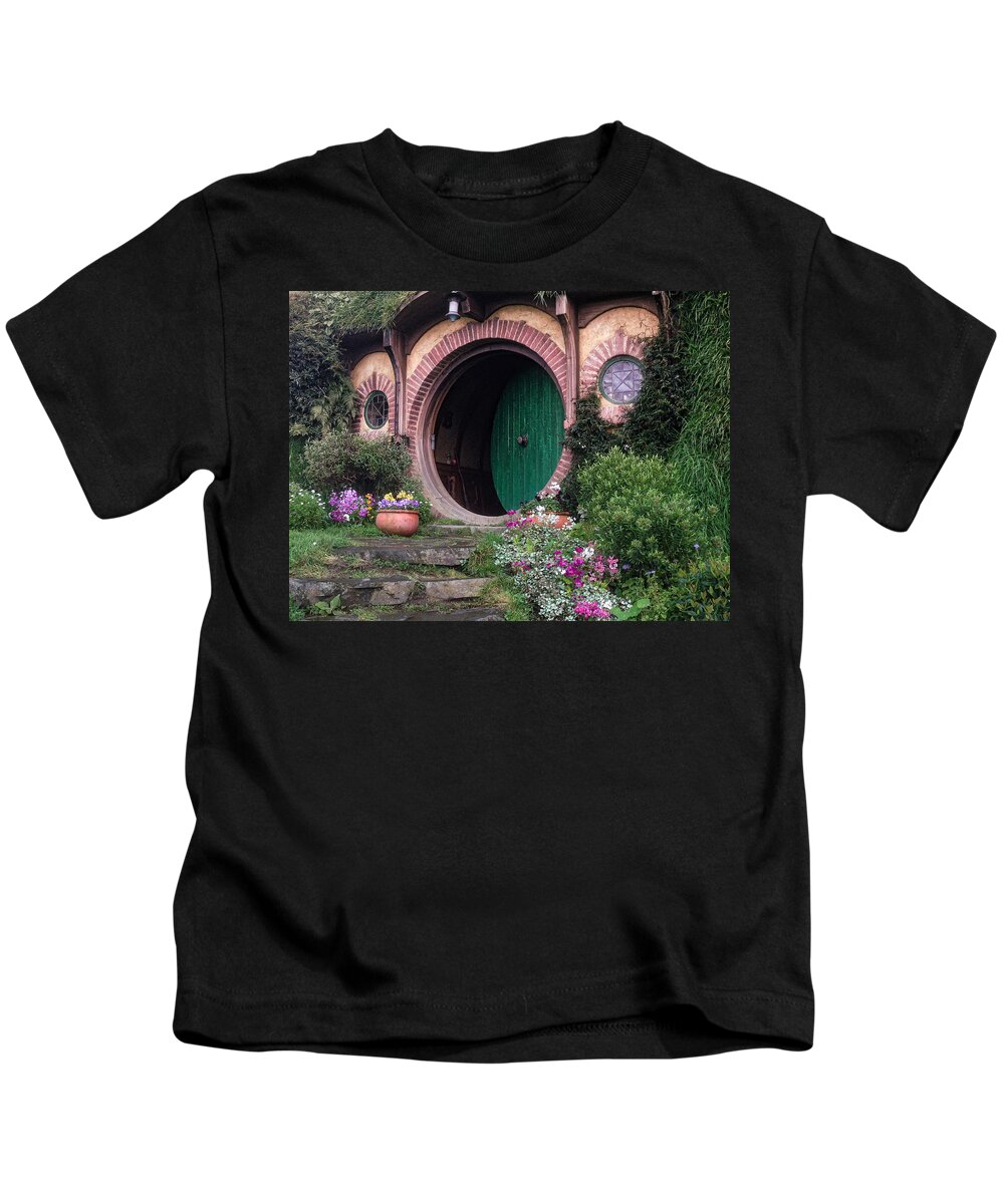 Photograph Kids T-Shirt featuring the photograph Hobbit House by Richard Gehlbach
