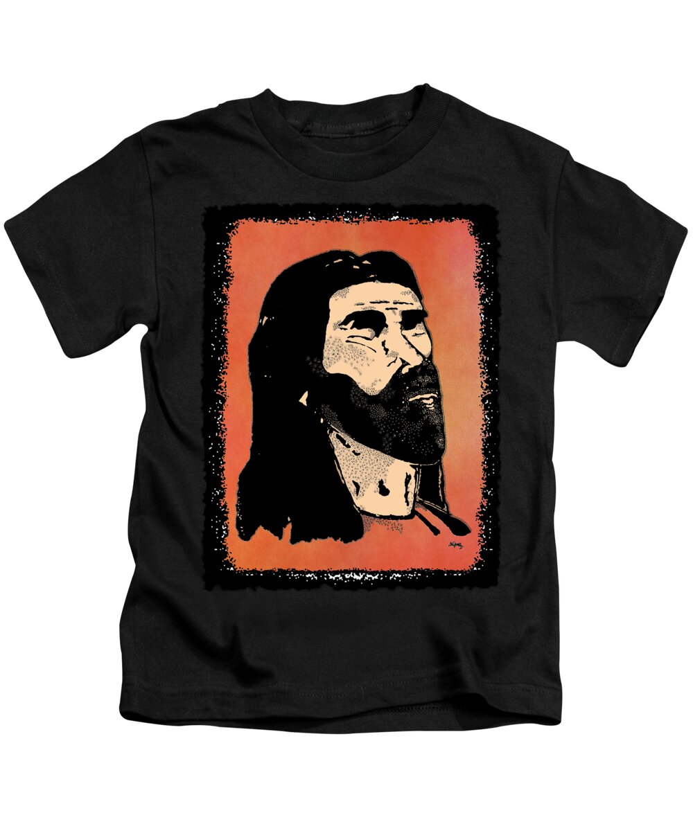 The Master Kids T-Shirt featuring the digital art Inspirational - The Master by Glenn McCarthy Art and Photography