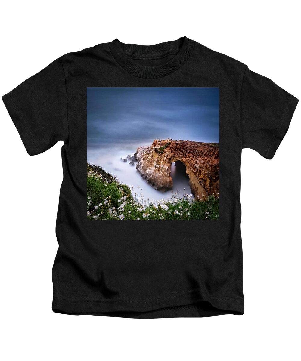 La Jolla Kids T-Shirt featuring the photograph La Jolla Cove by Larry Marshall