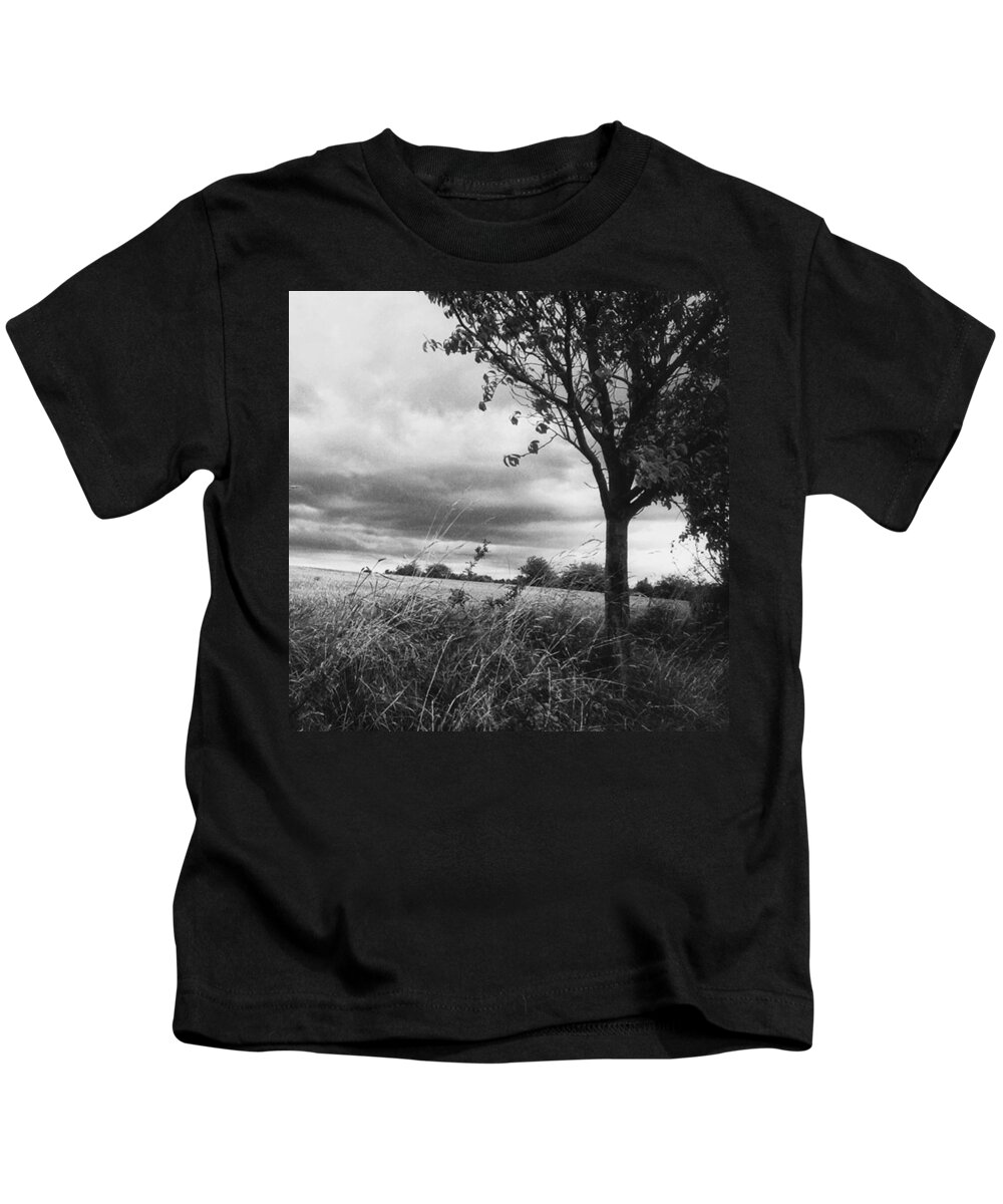 Lumia1520 Kids T-Shirt featuring the photograph Landschaft Ist Auch Da - by Mandy Tabatt