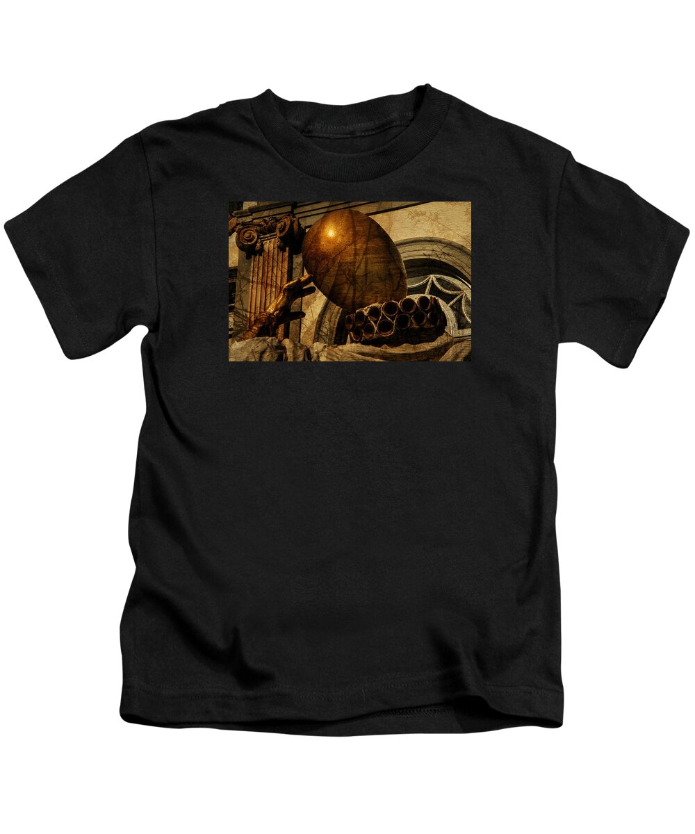 Architecture Kids T-Shirt featuring the photograph Life On Mars by Pranamera Prints
