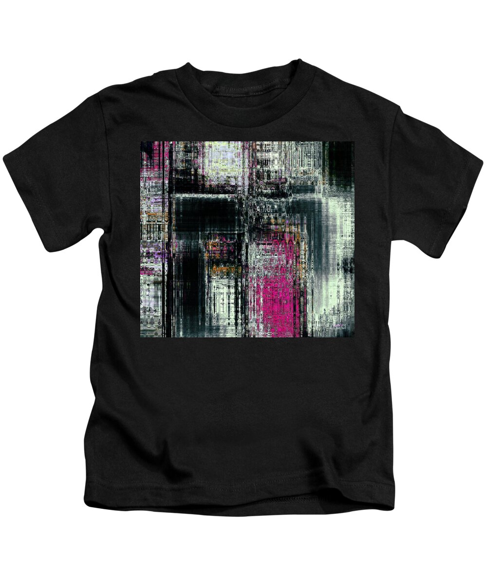 Fania Simon Kids T-Shirt featuring the mixed media Light and Ref'lection by Fania Simon