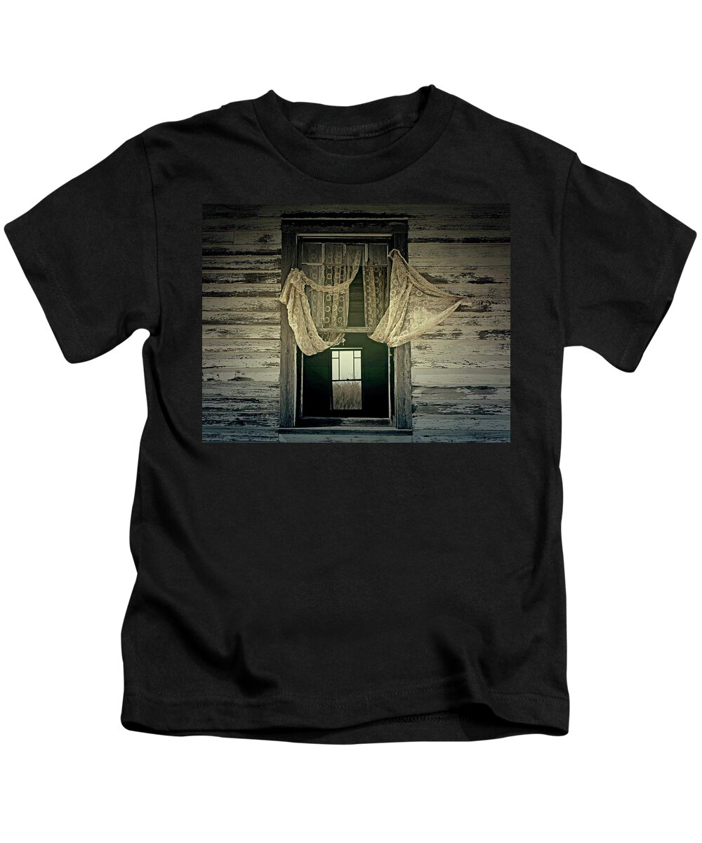 Barn Kids T-Shirt featuring the photograph Lonely Wind by J C