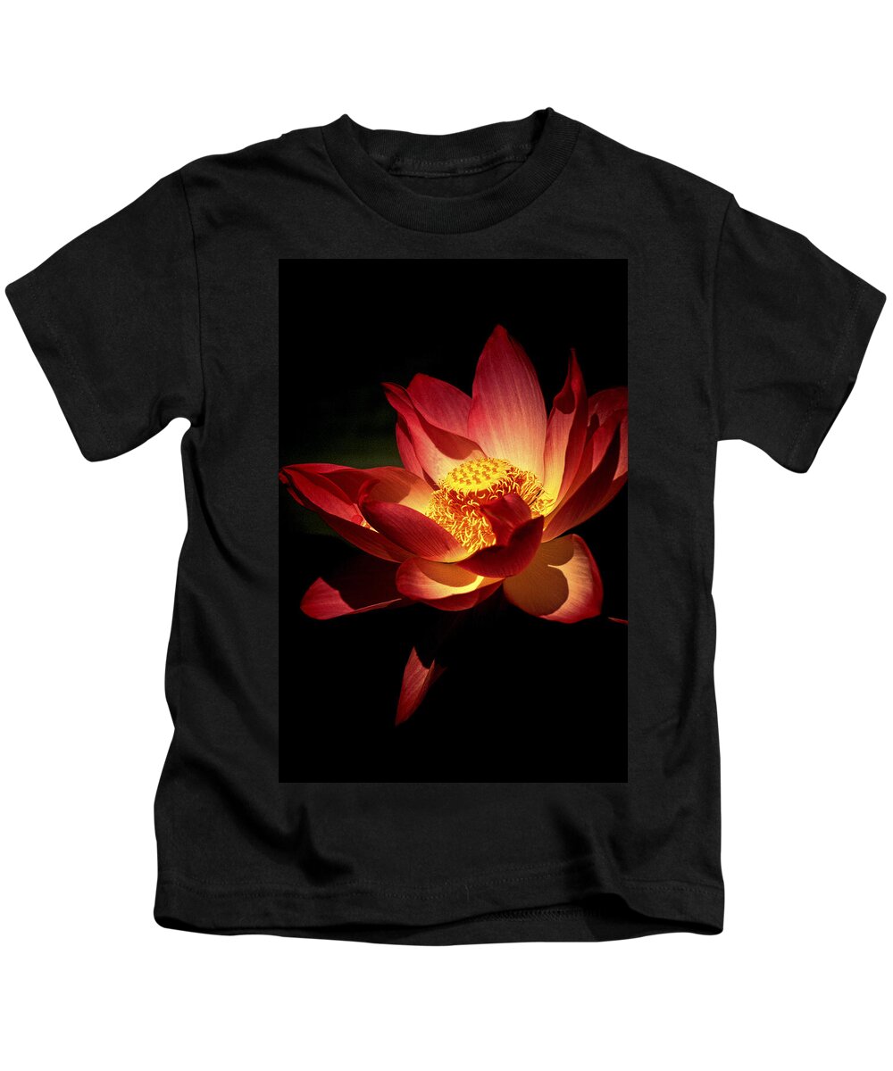 Flowers Kids T-Shirt featuring the photograph Lotus Blossom by Paul W Faust - Impressions of Light