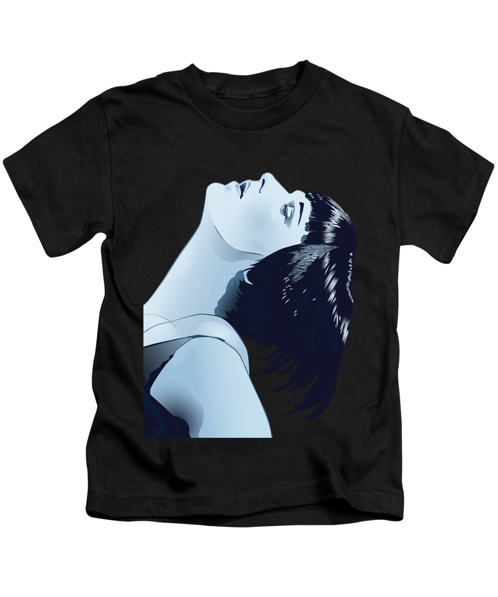 Louise Brooks Official Kids T-Shirt featuring the digital art Louise Brooks in Berlin by Louise Brooks