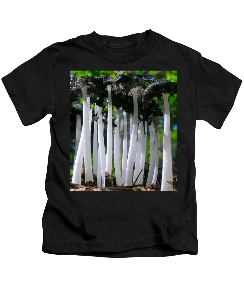 Mushrooms Kids T-Shirt featuring the photograph Magic Mushrooms by James Temple