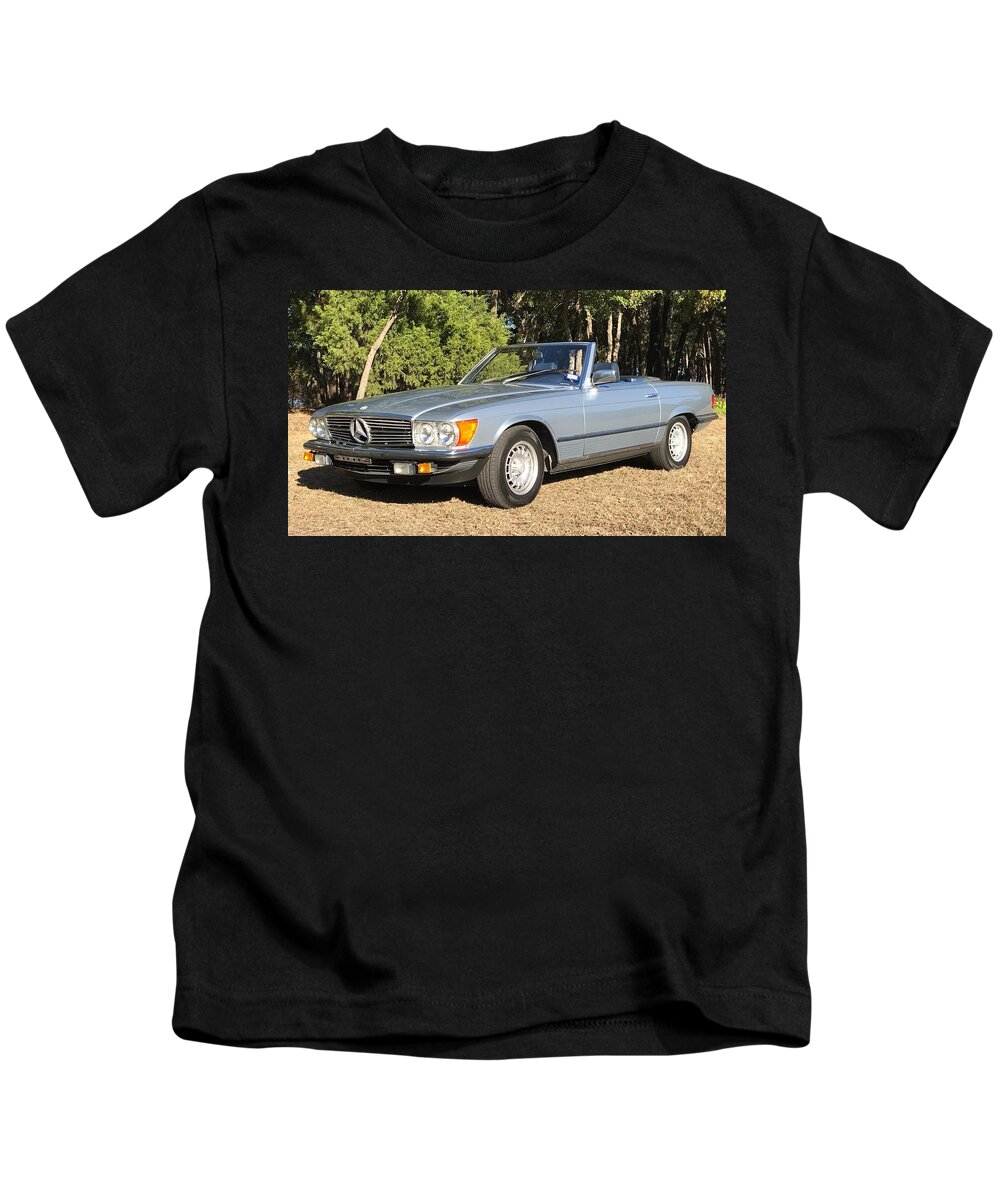 Mercedes-benz 280sl Kids T-Shirt featuring the photograph Mercedes-Benz 280SL by Jackie Russo