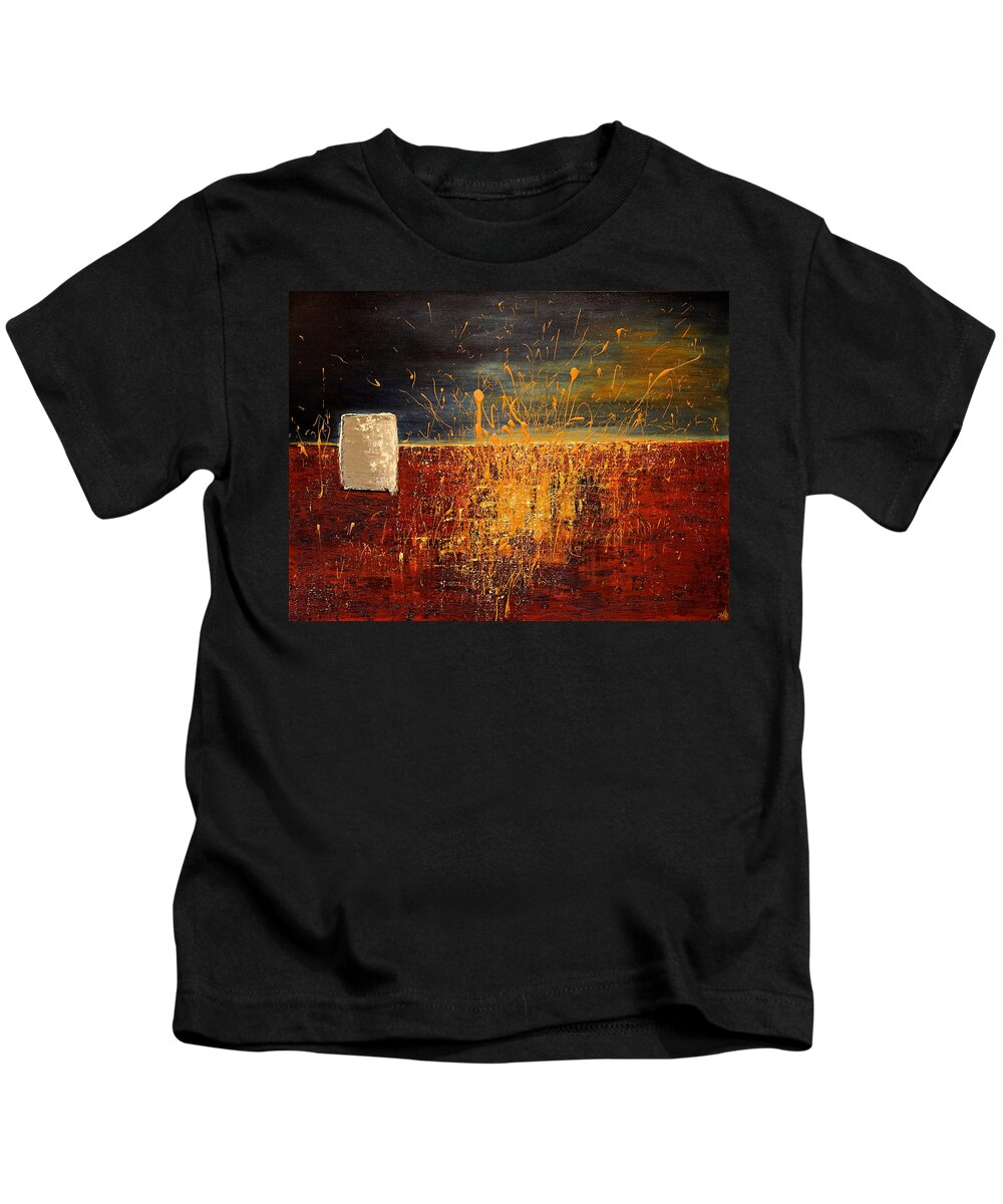 Midnight Kids T-Shirt featuring the painting Midnight Summer, St Pete Beach by Theresa Marie Johnson