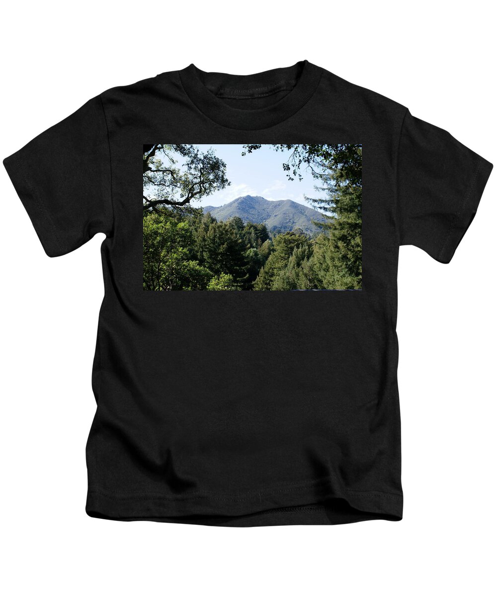 Mount Tamalpais Kids T-Shirt featuring the photograph Mount Tamalpais from King Street 2 by Ben Upham III
