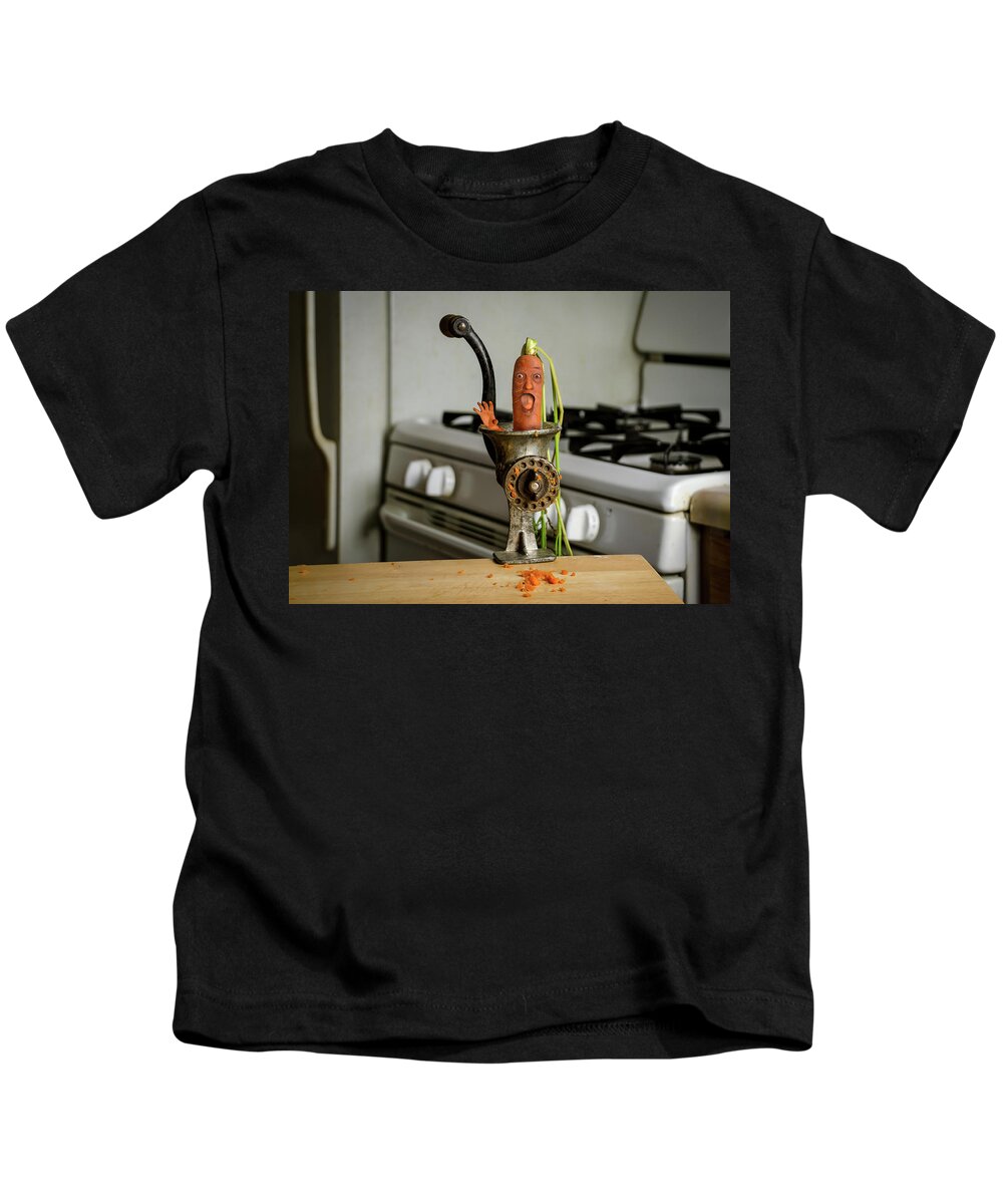 Orange Kids T-Shirt featuring the photograph Mr. Carrot by Rick Mosher