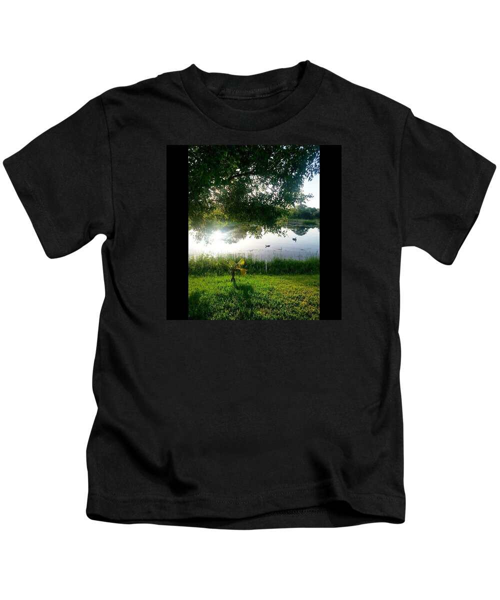 Beautiful Kids T-Shirt featuring the photograph My Own Personal Oasis by Roberto Munoz