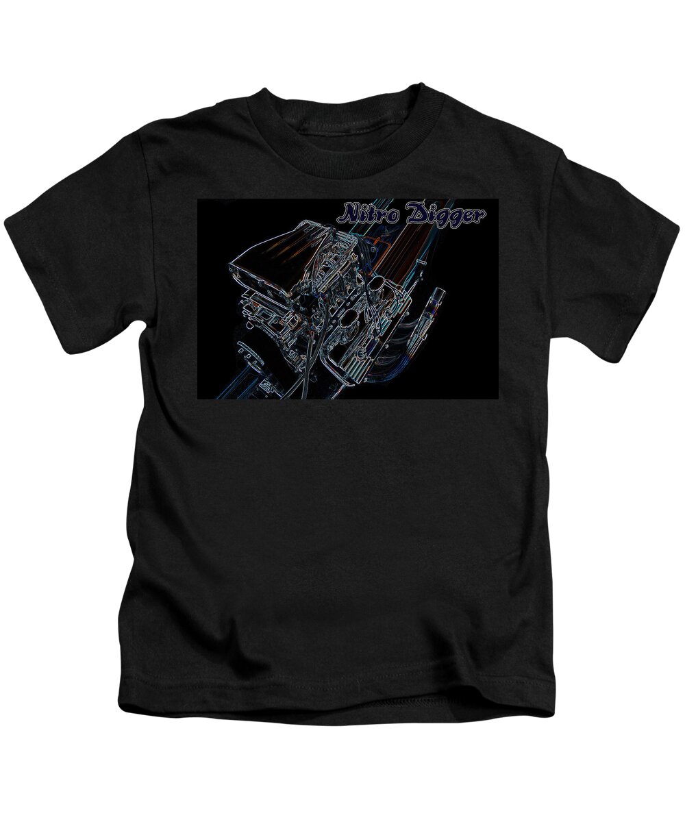 Nitro Kids T-Shirt featuring the digital art Nitro Digger 4 by Darrell Foster