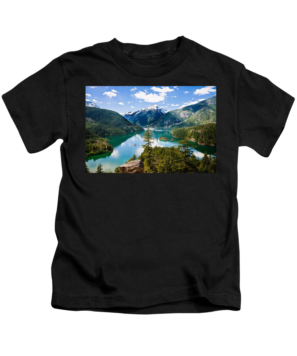 North Kids T-Shirt featuring the photograph North Cascades by Niels Nielsen