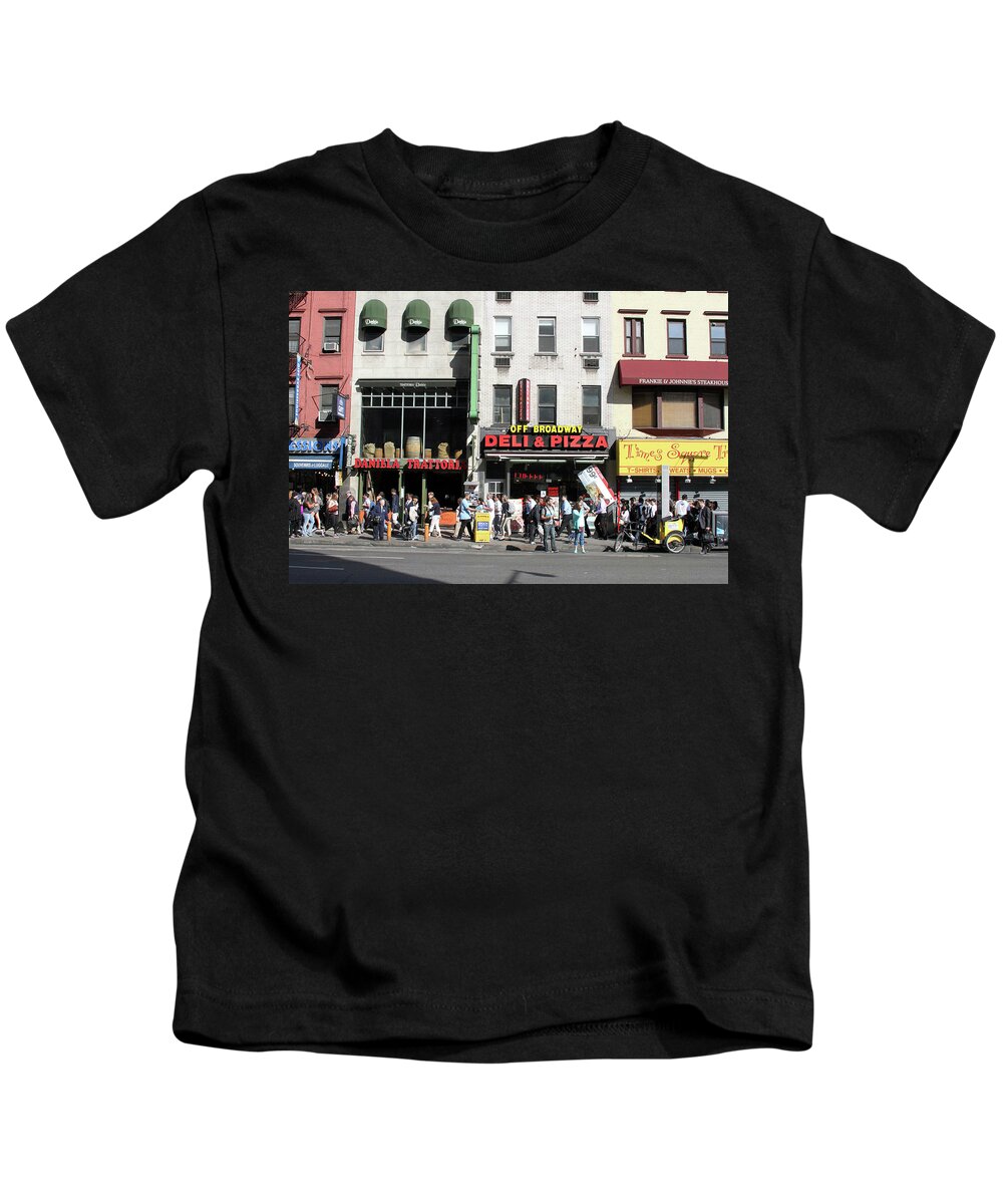 Nyc Kids T-Shirt featuring the photograph Off Broadway by Jackson Pearson
