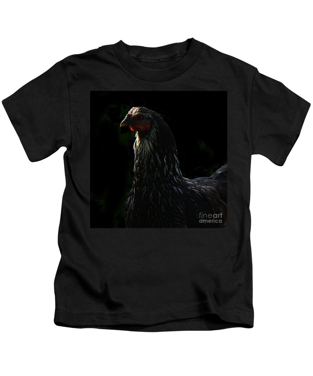 Photography By Paul Davenport Kids T-Shirt featuring the photograph On Patrol in colour by Paul Davenport