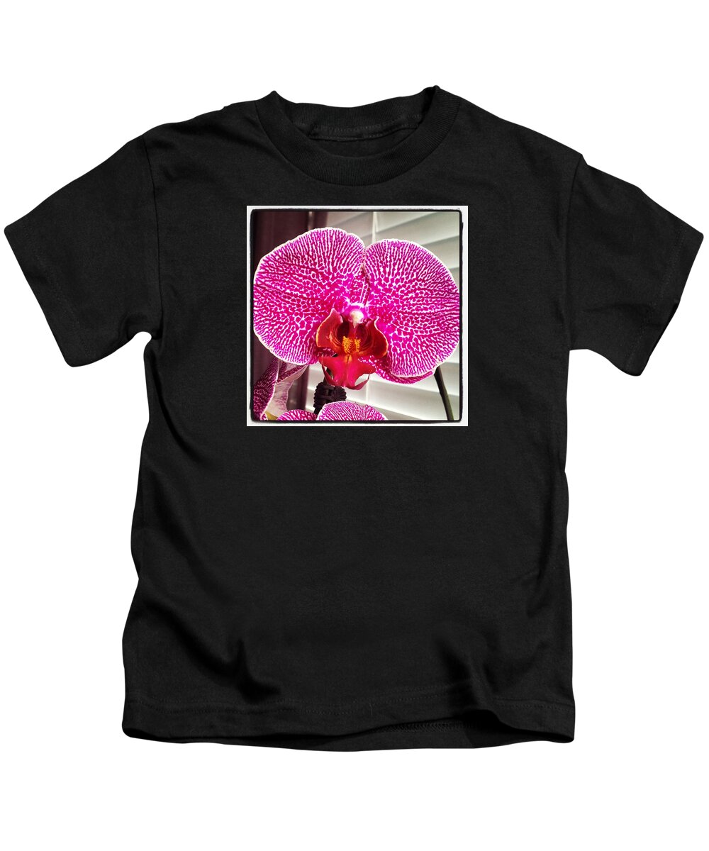  Kids T-Shirt featuring the photograph Orchid by Will Felix