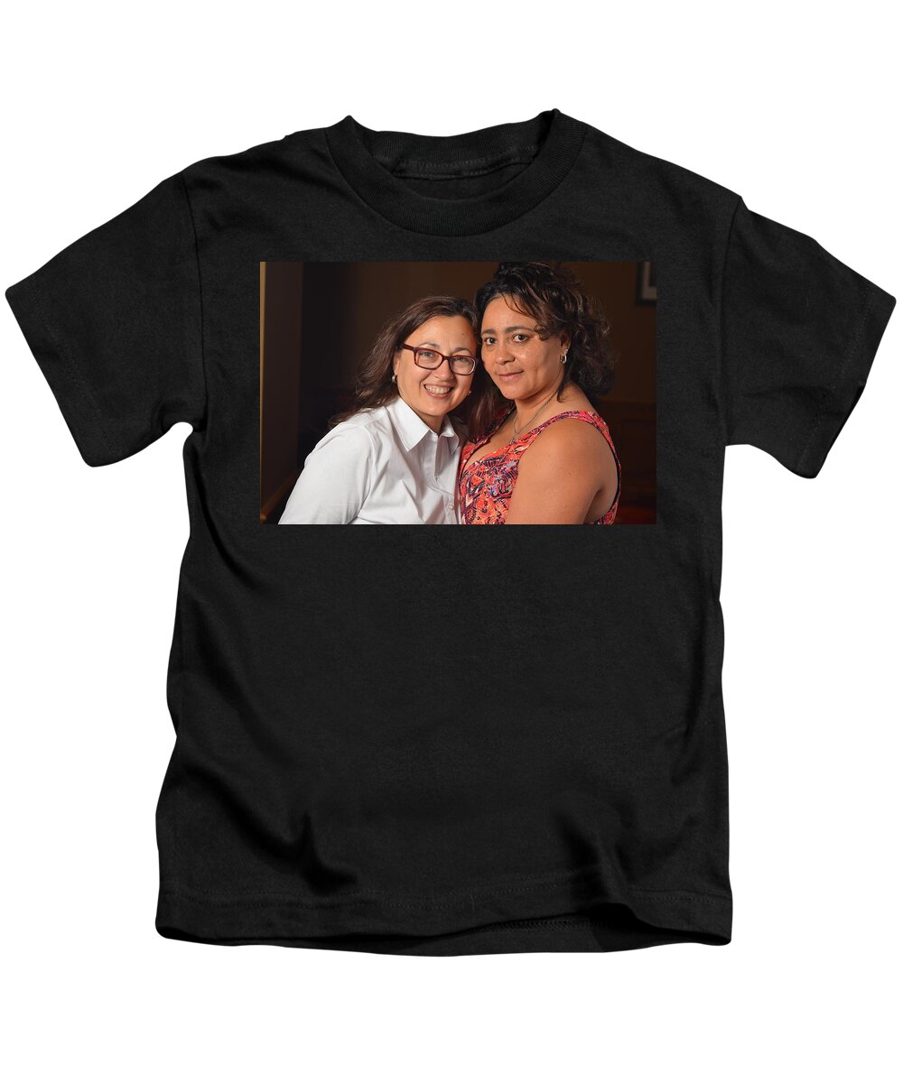 Reunion Kids T-Shirt featuring the photograph Patsy and Psilky by Carle Aldrete