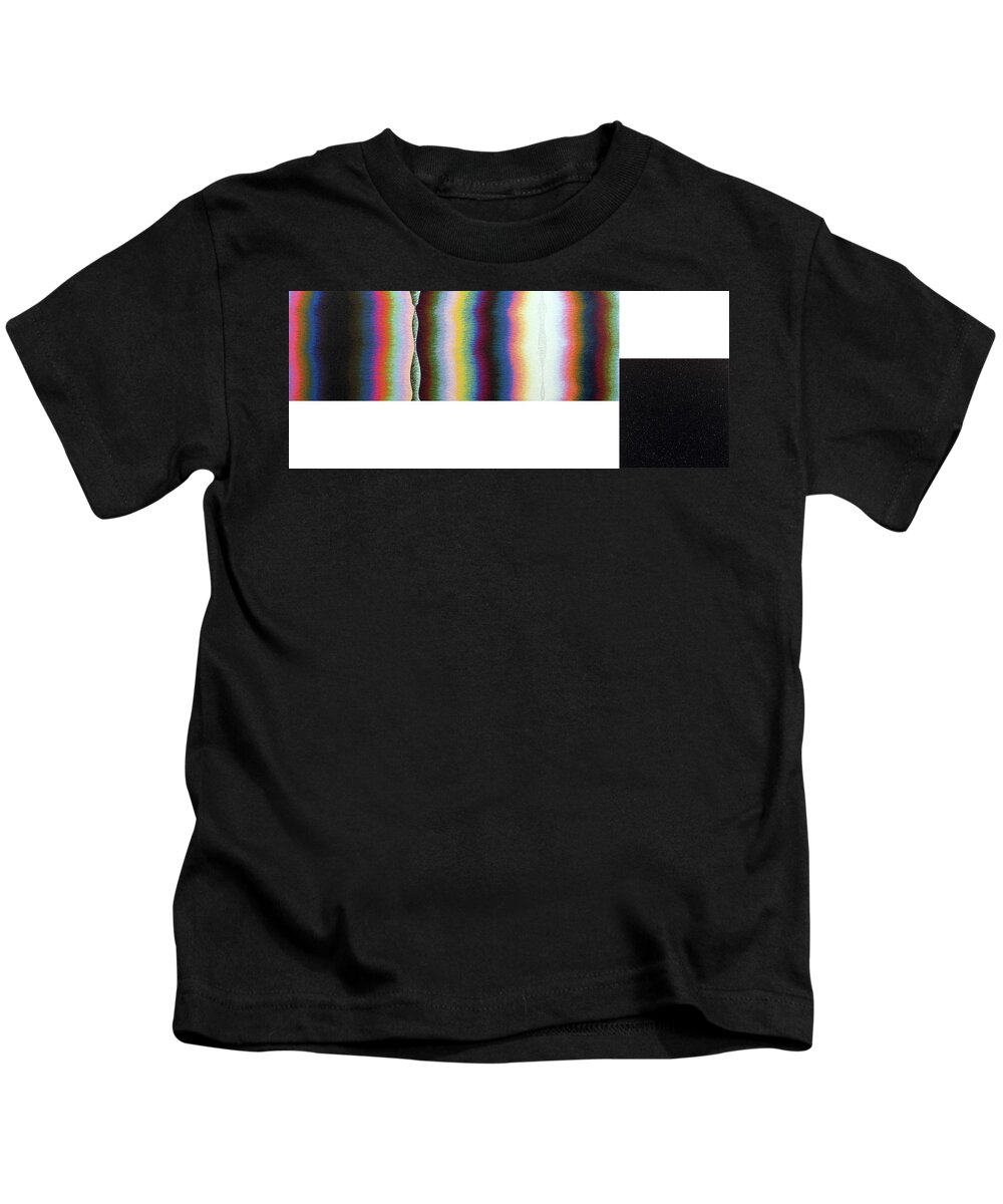 Color Kids T-Shirt featuring the painting Poles Number Seven by Stephen Mauldin