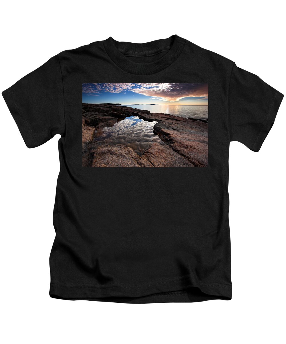 Maine Kids T-Shirt featuring the photograph Portal to the Heavens by Neil Shapiro