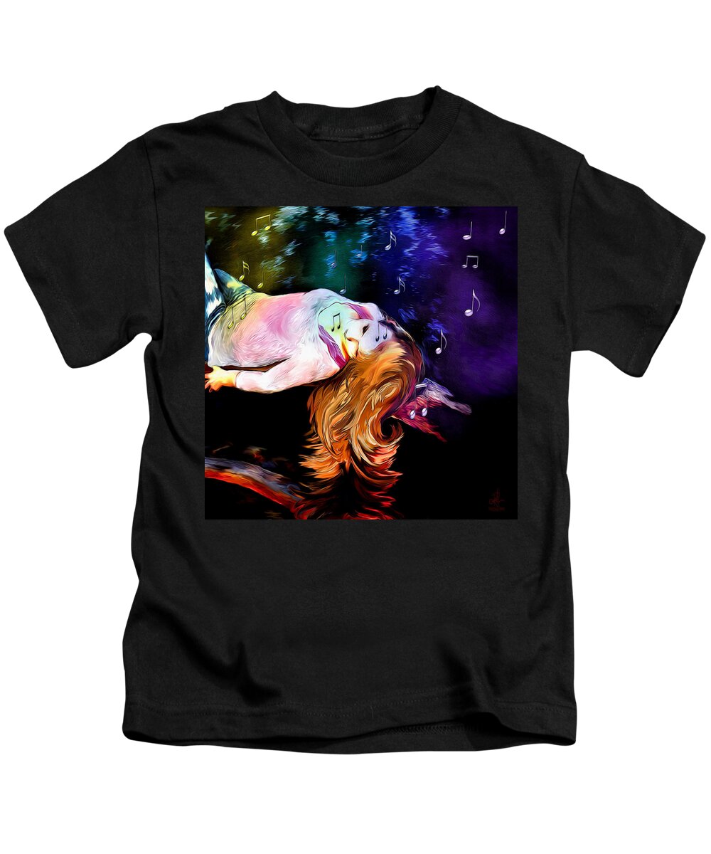 Girl Kids T-Shirt featuring the photograph Raising Your Vibration by Pennie McCracken