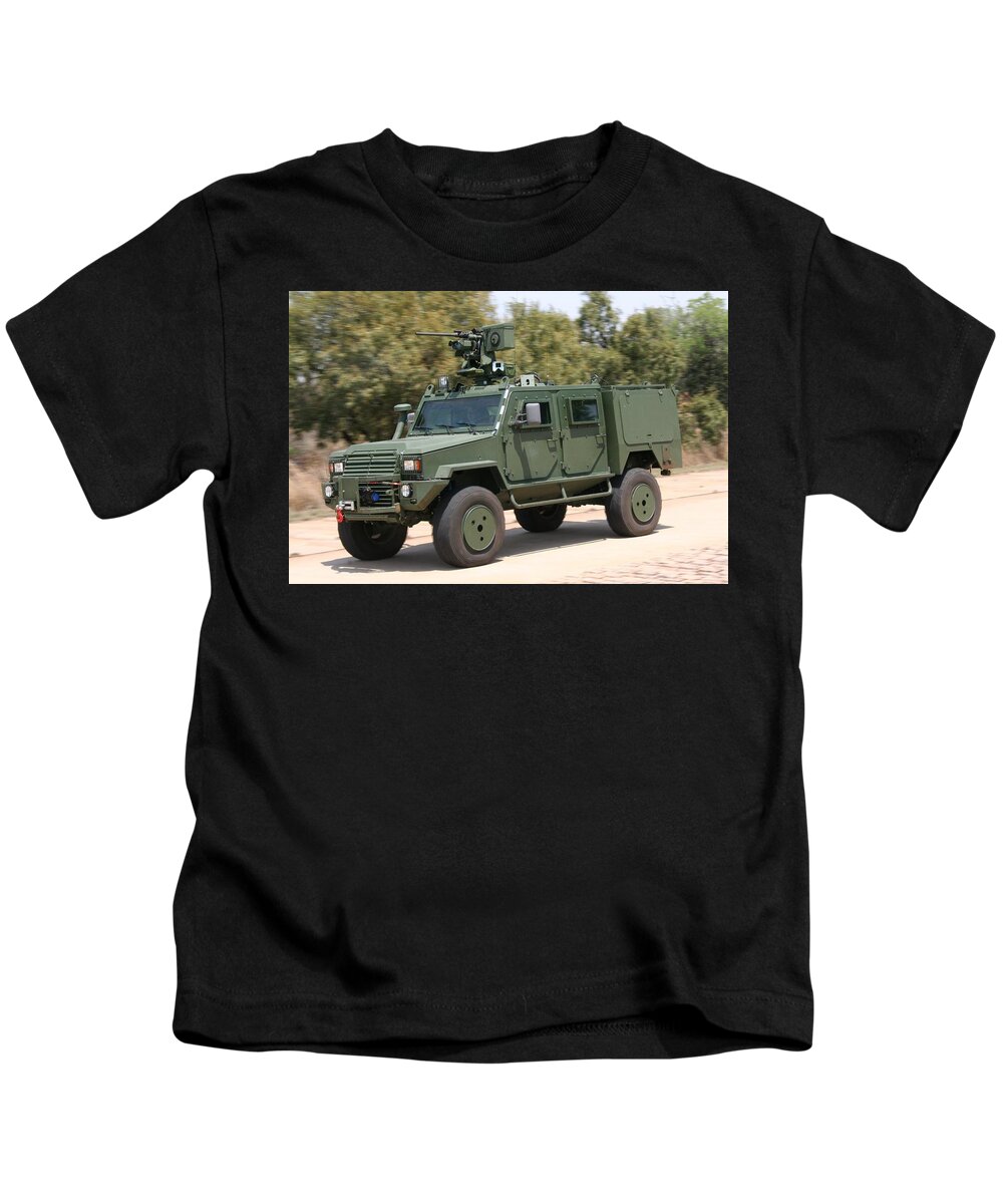 Rg Outrider Kids T-Shirt featuring the digital art RG Outrider by Maye Loeser