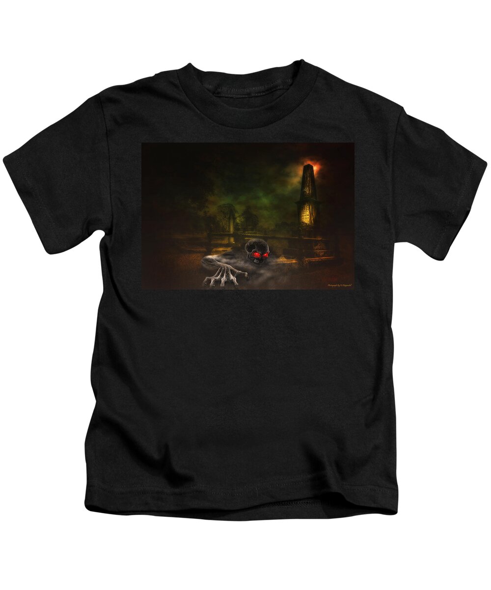 Dawson Cemetery Nsw Australia Kids T-Shirt featuring the photograph Rip 0007 by Kevin Chippindall