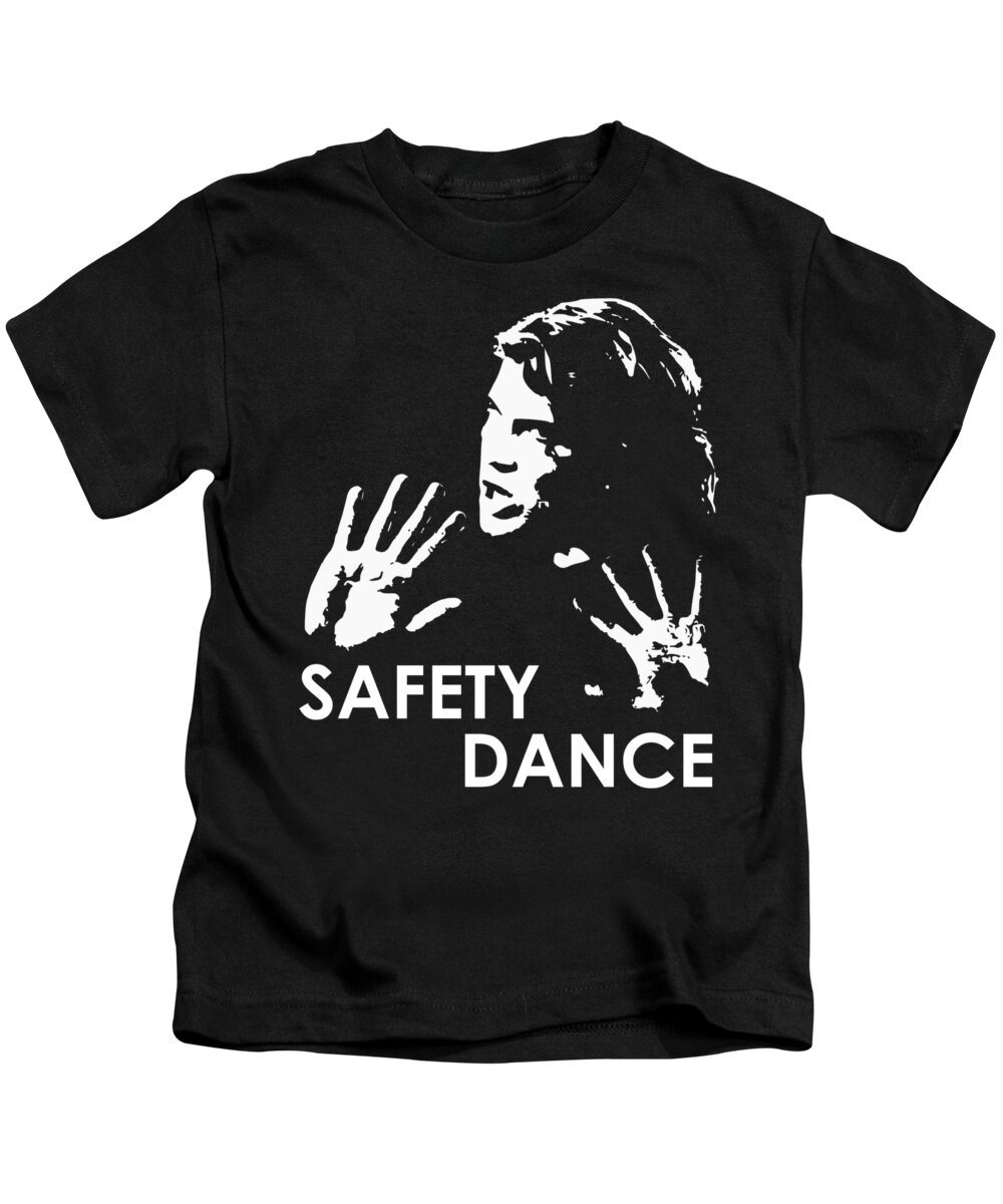 Safety Dance Kids T-Shirt featuring the digital art Safety Dance by Megan Miller