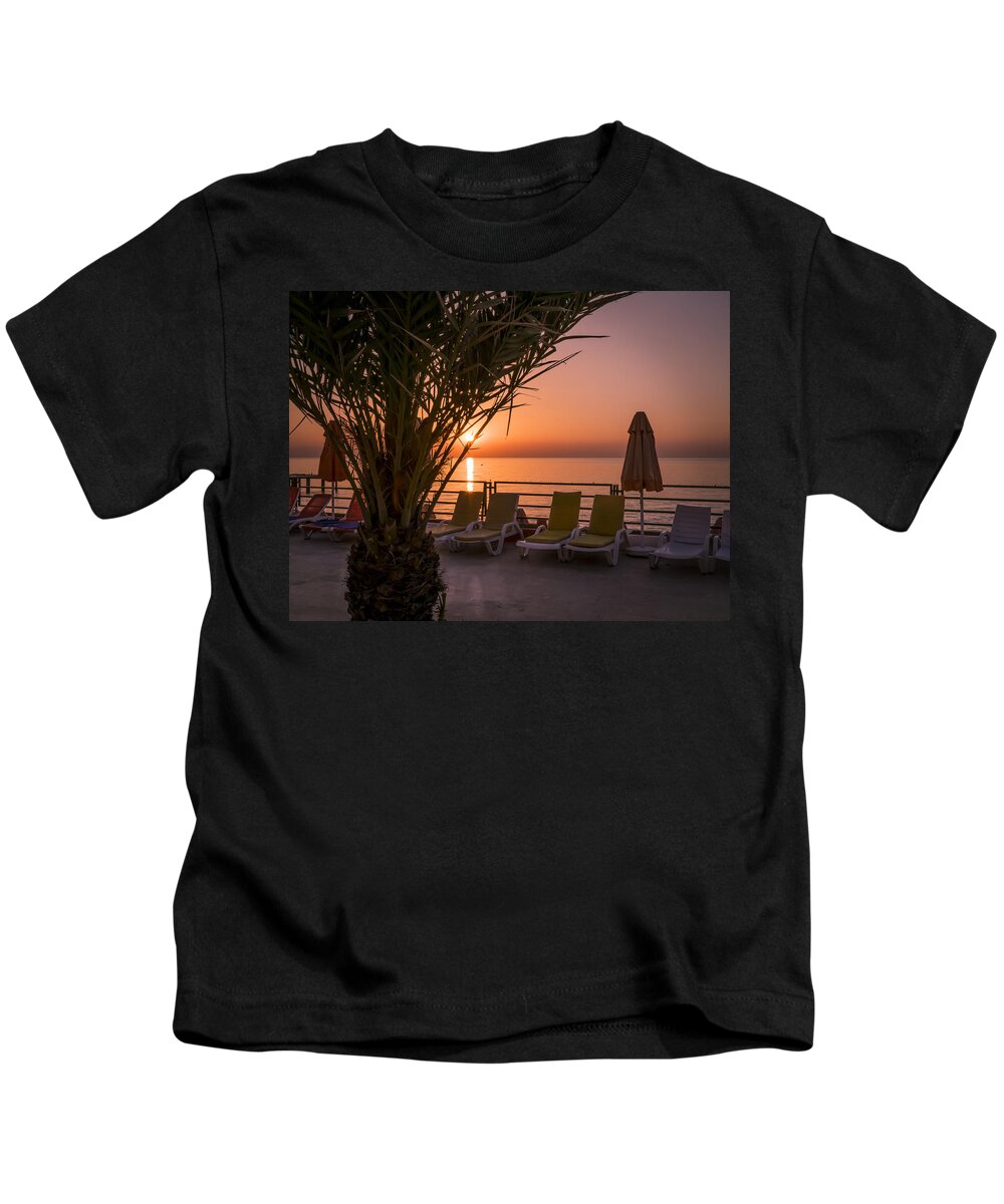 Sunrise Kids T-Shirt featuring the photograph Scenic sunrise by Zina Stromberg
