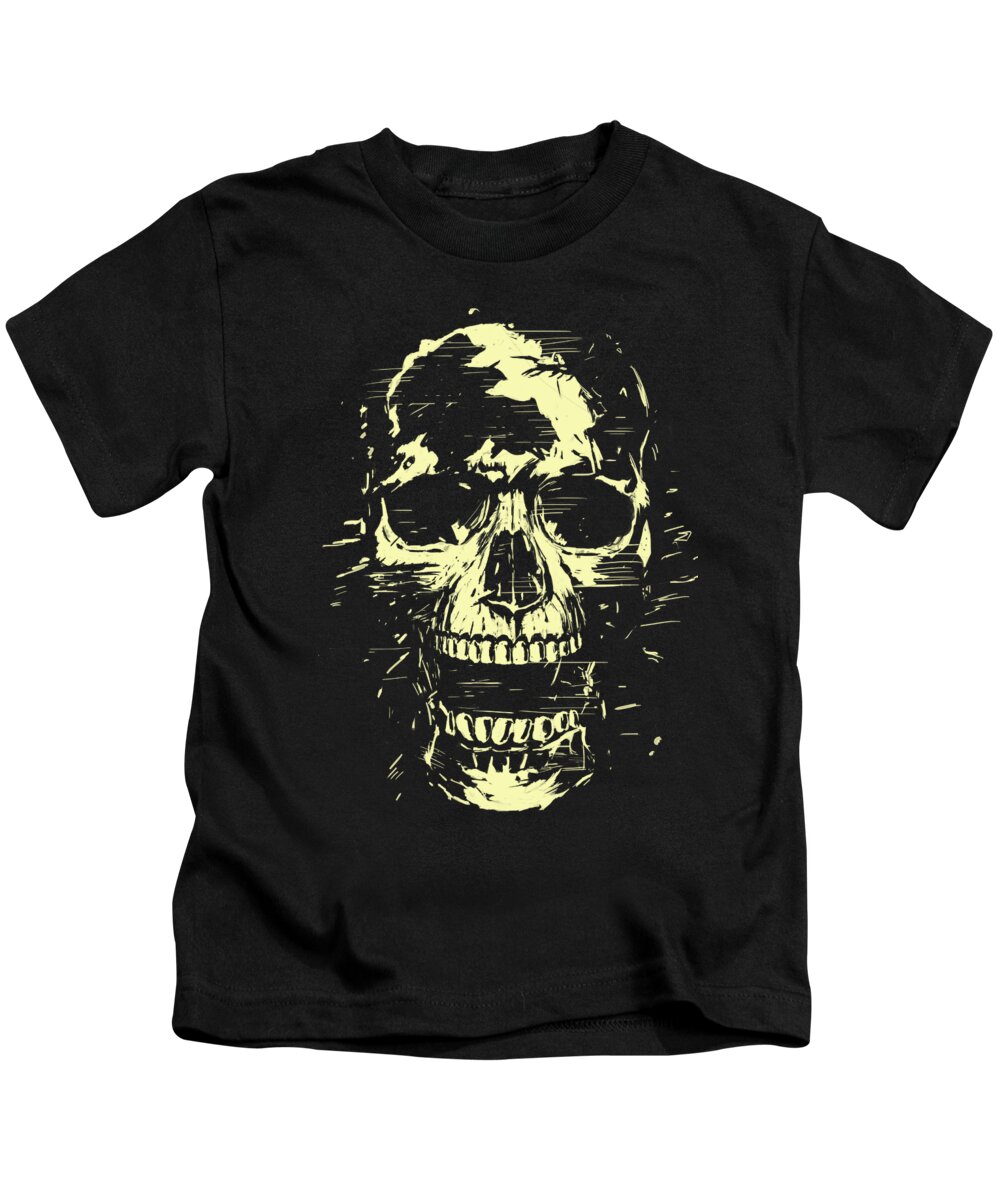 Skull Kids T-Shirt featuring the mixed media Scream by Balazs Solti