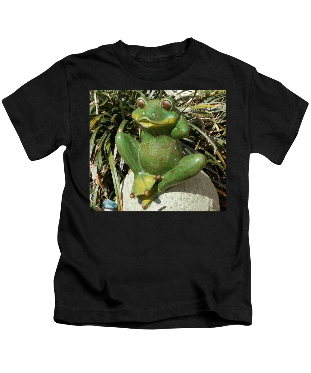 Sexy Female Frog Kids T-Shirt by Belinda Lee - Pixels