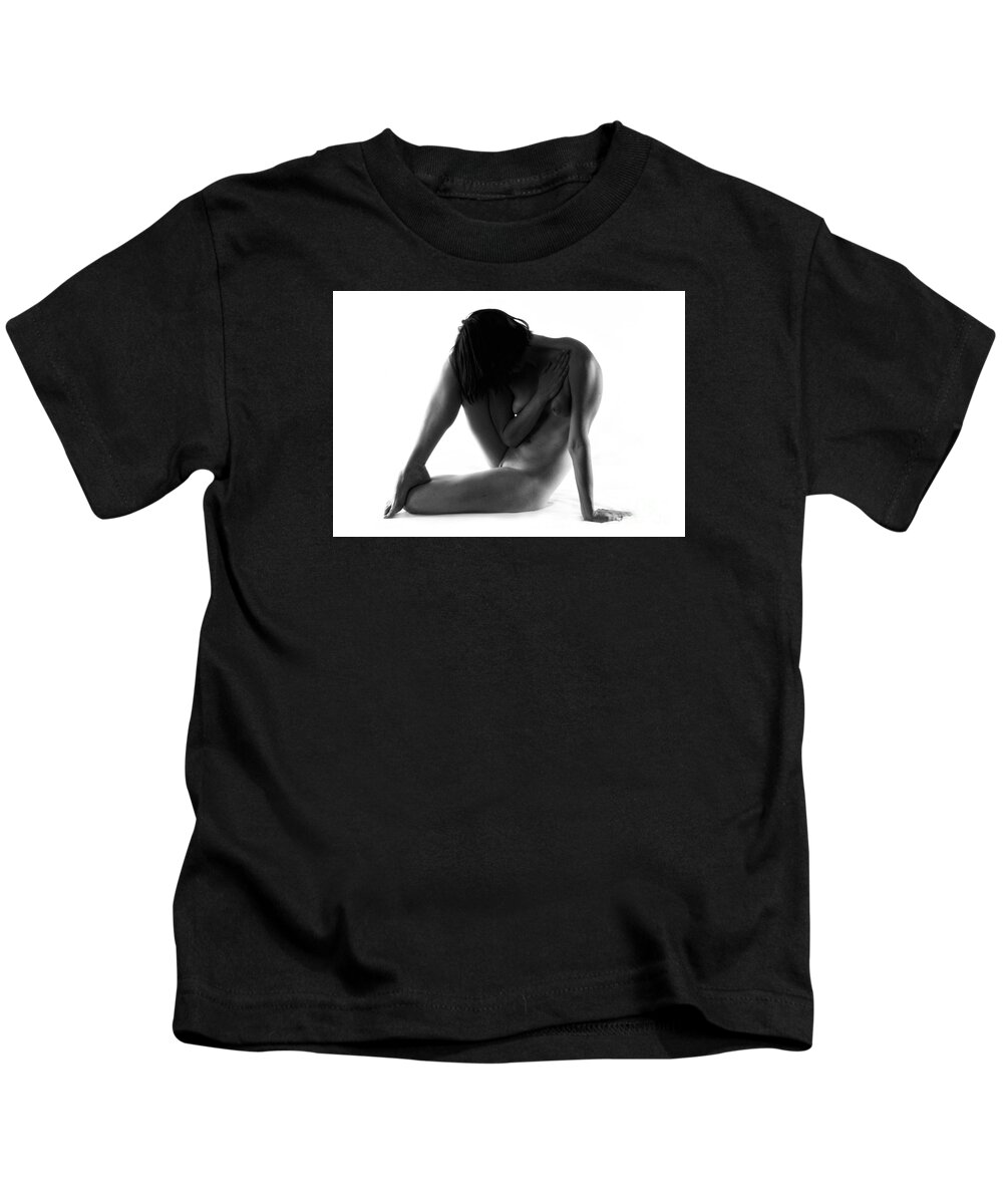 Artistic Kids T-Shirt featuring the photograph Solace Embrace by Robert WK Clark