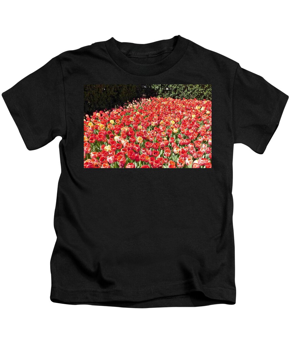 Photography Kids T-Shirt featuring the photograph Spring Beauties by Kathie Chicoine