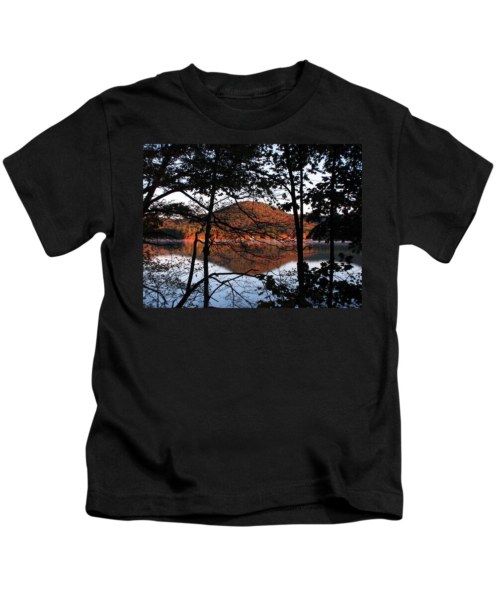Big Squam Lake Kids T-Shirt featuring the photograph Squam Lake 1 by Mike Mooney