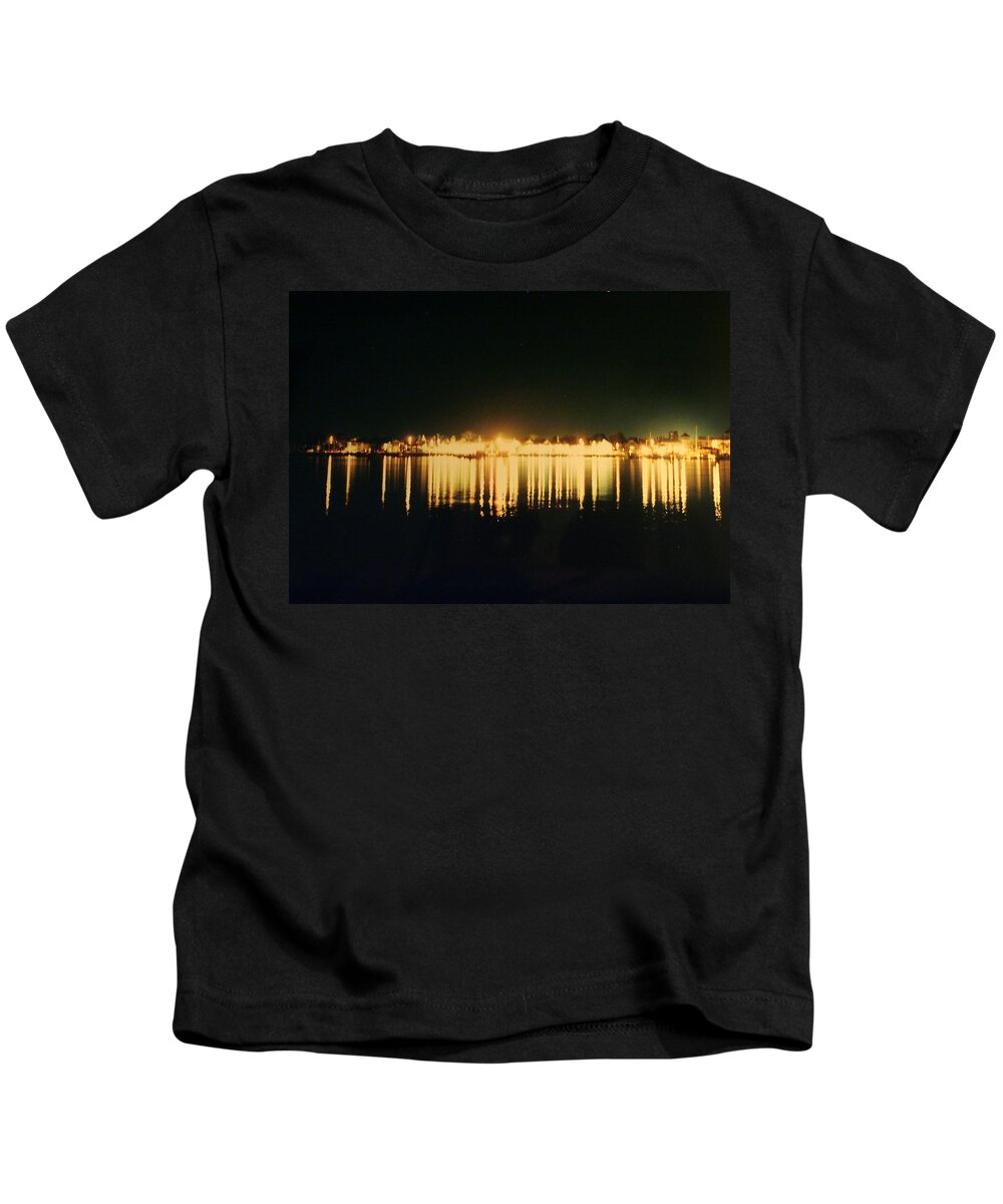 Florida Kids T-Shirt featuring the photograph St. Augustine Lights by Kenneth Albin