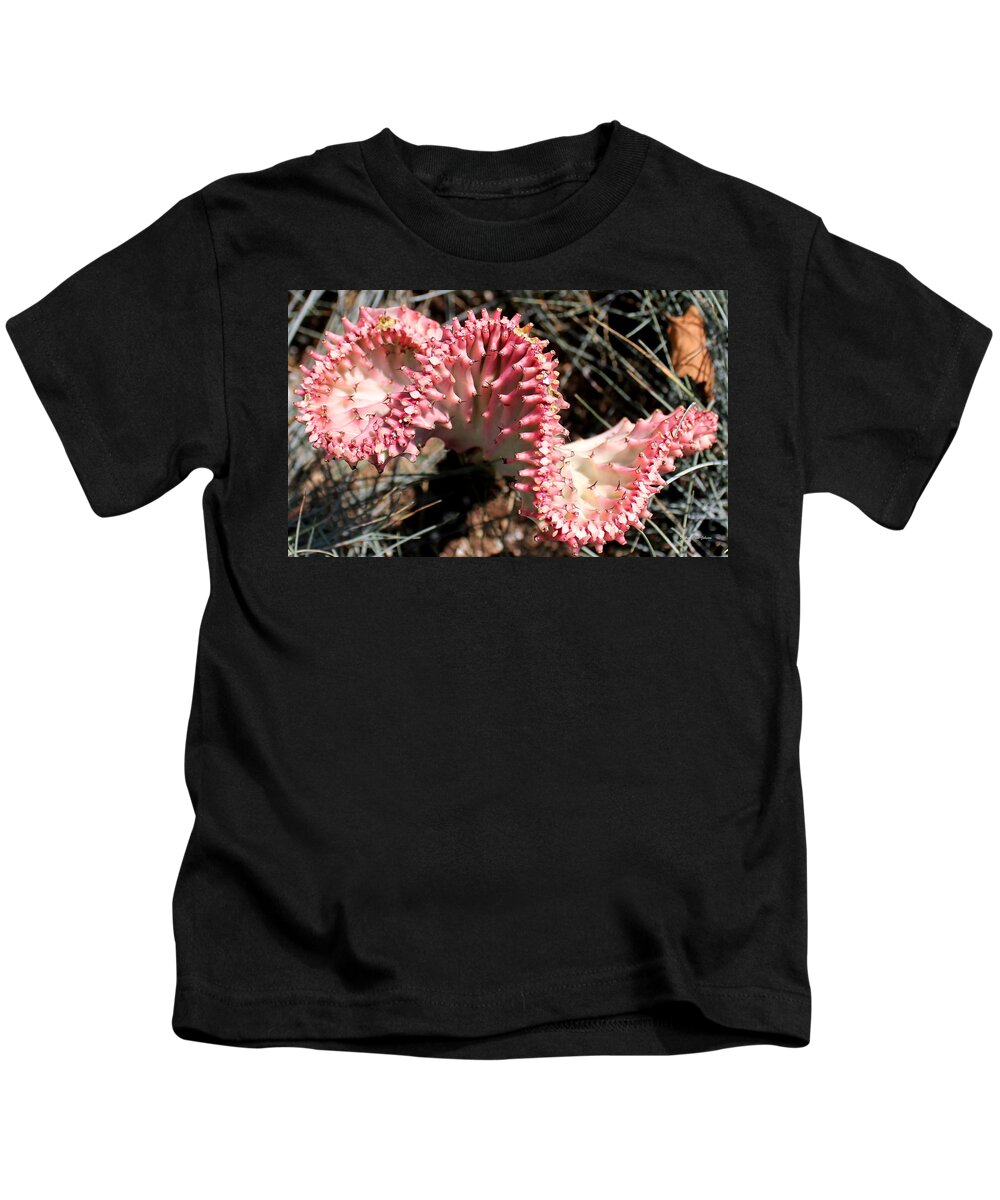 Pastel Kids T-Shirt featuring the photograph Strange Succulent by Deborah Crew-Johnson