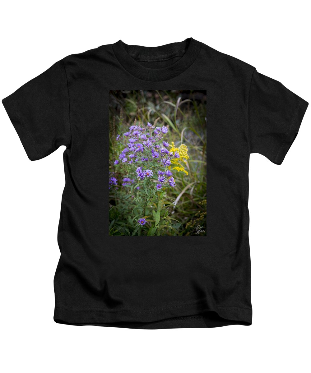 Chita Hunter Kids T-Shirt featuring the photograph The Color Purple by Chita Hunter