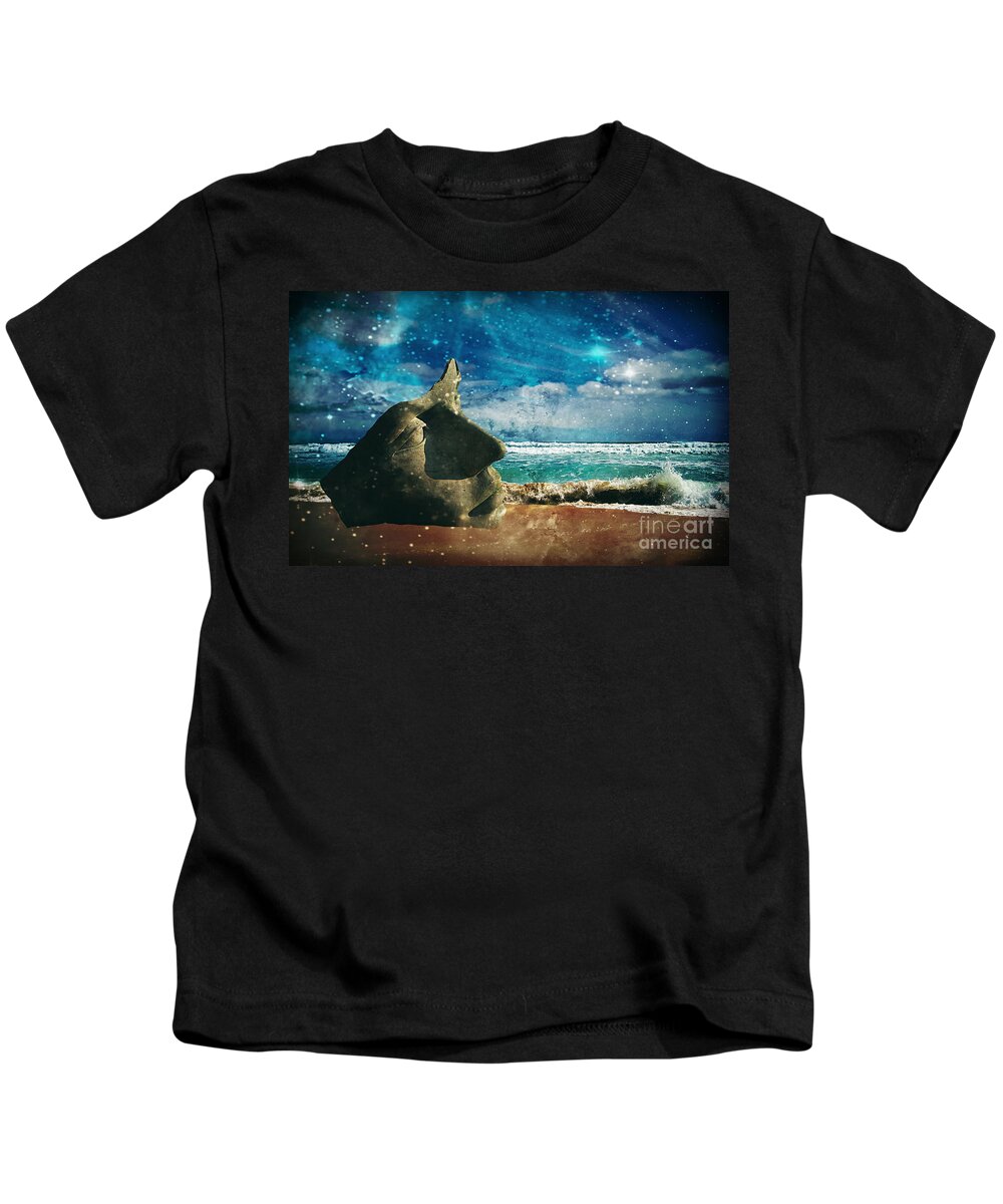 Head Kids T-Shirt featuring the photograph The fifth element by Binka Kirova