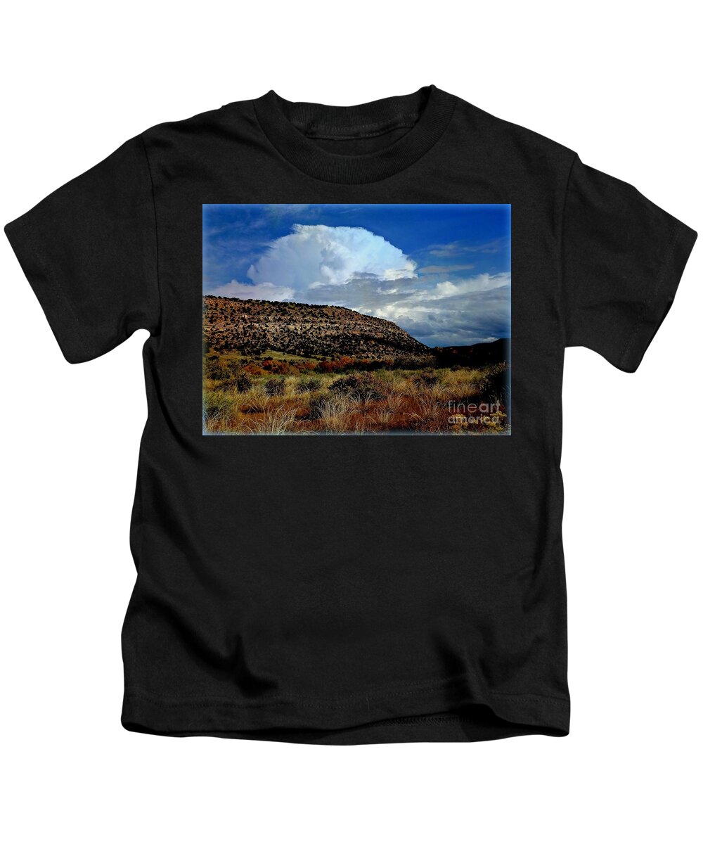 The Hand Of God Kids T-Shirt featuring the digital art The Hand of God by Annie Gibbons