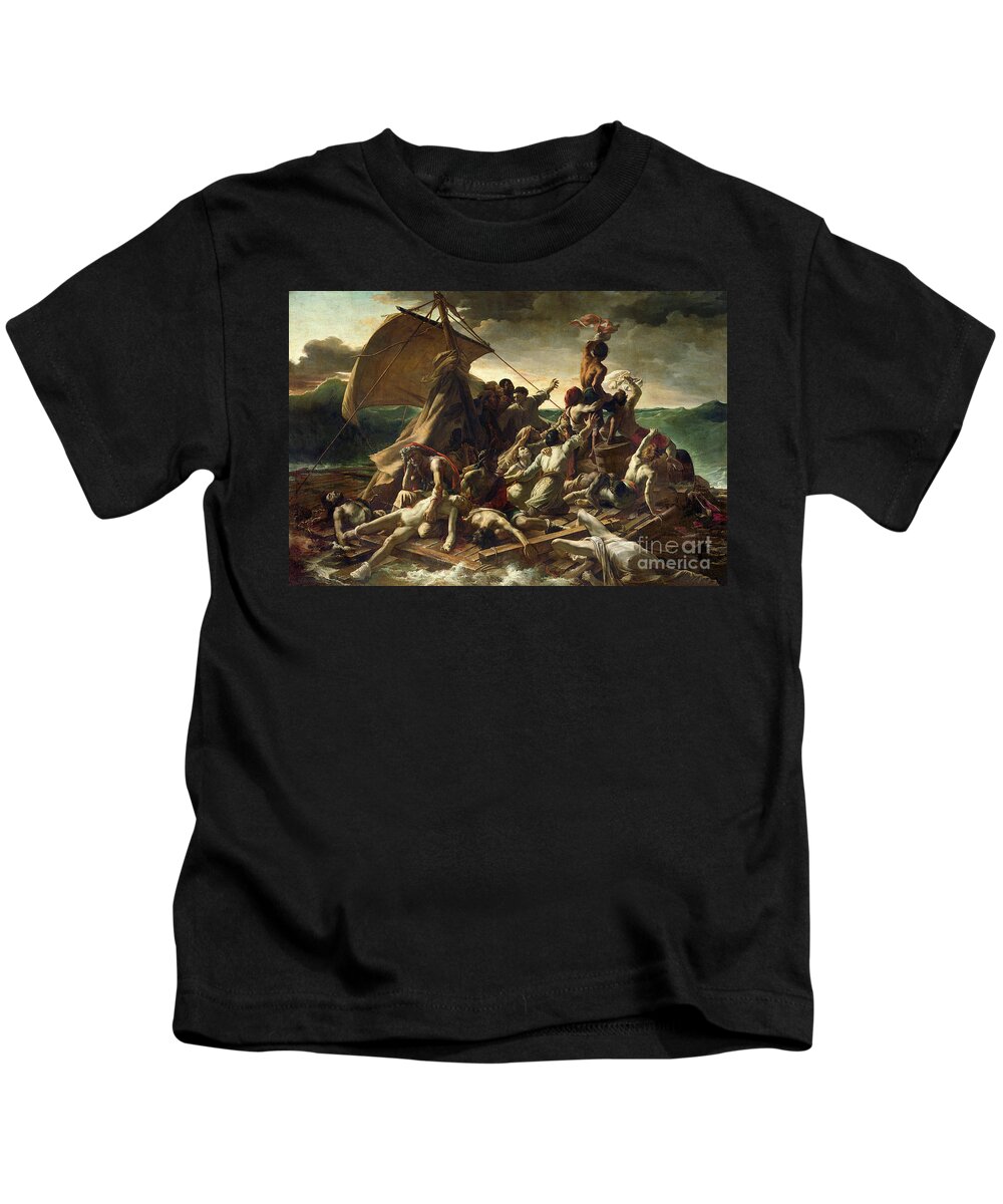 The Raft Of The Medusa Kids T-Shirt featuring the painting The Raft of the Medusa by Theodore Gericault