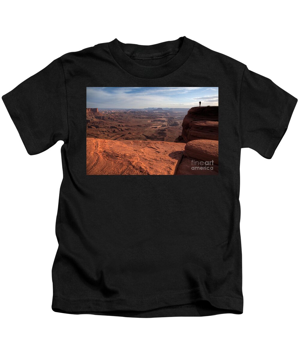 Utah Kids T-Shirt featuring the photograph The Vast Lands by Jim Garrison