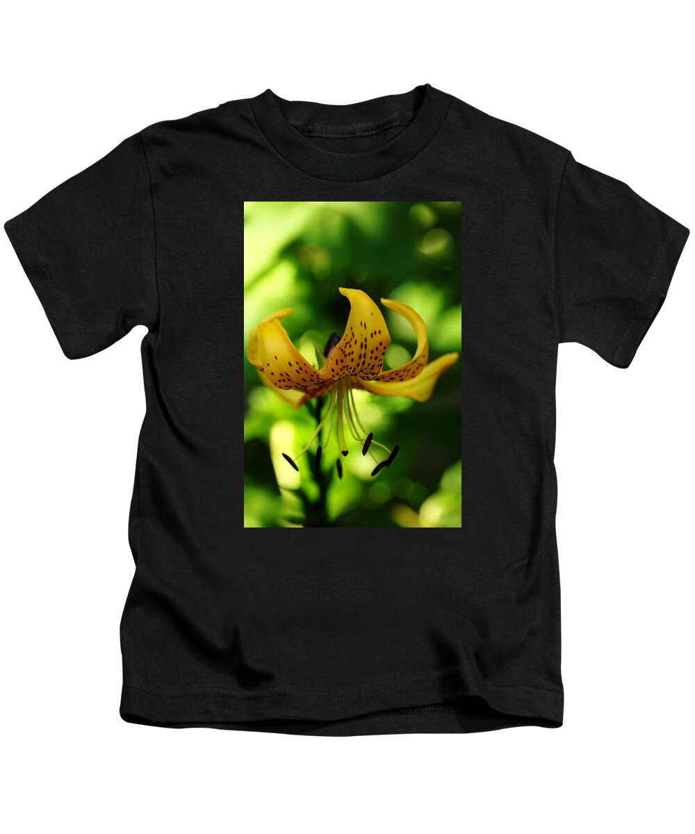 Tiger Lily Kids T-Shirt featuring the photograph Tiger Lily by Debbie Oppermann
