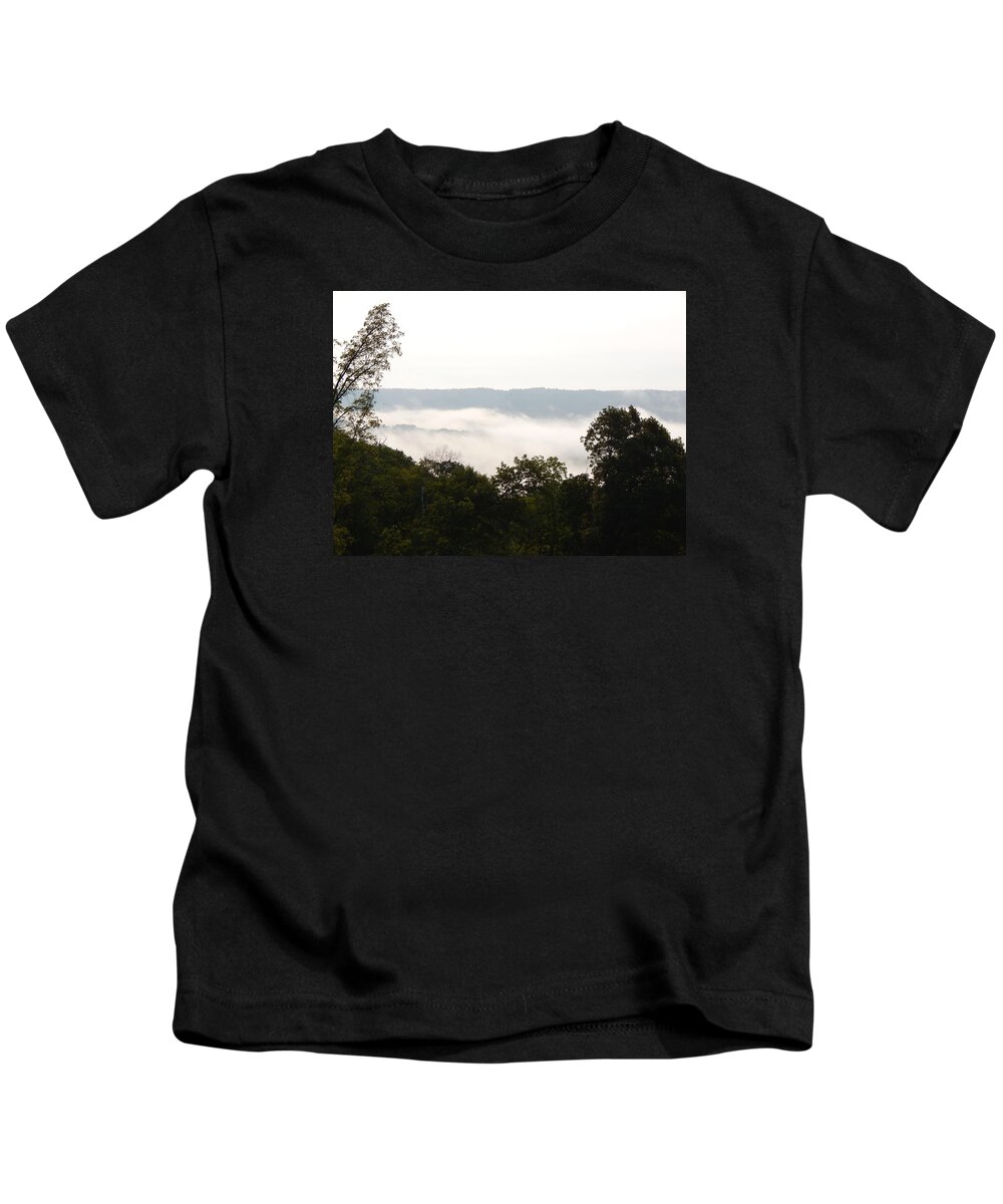 Summertime Kids T-Shirt featuring the photograph View From Olympus by Wild Thing