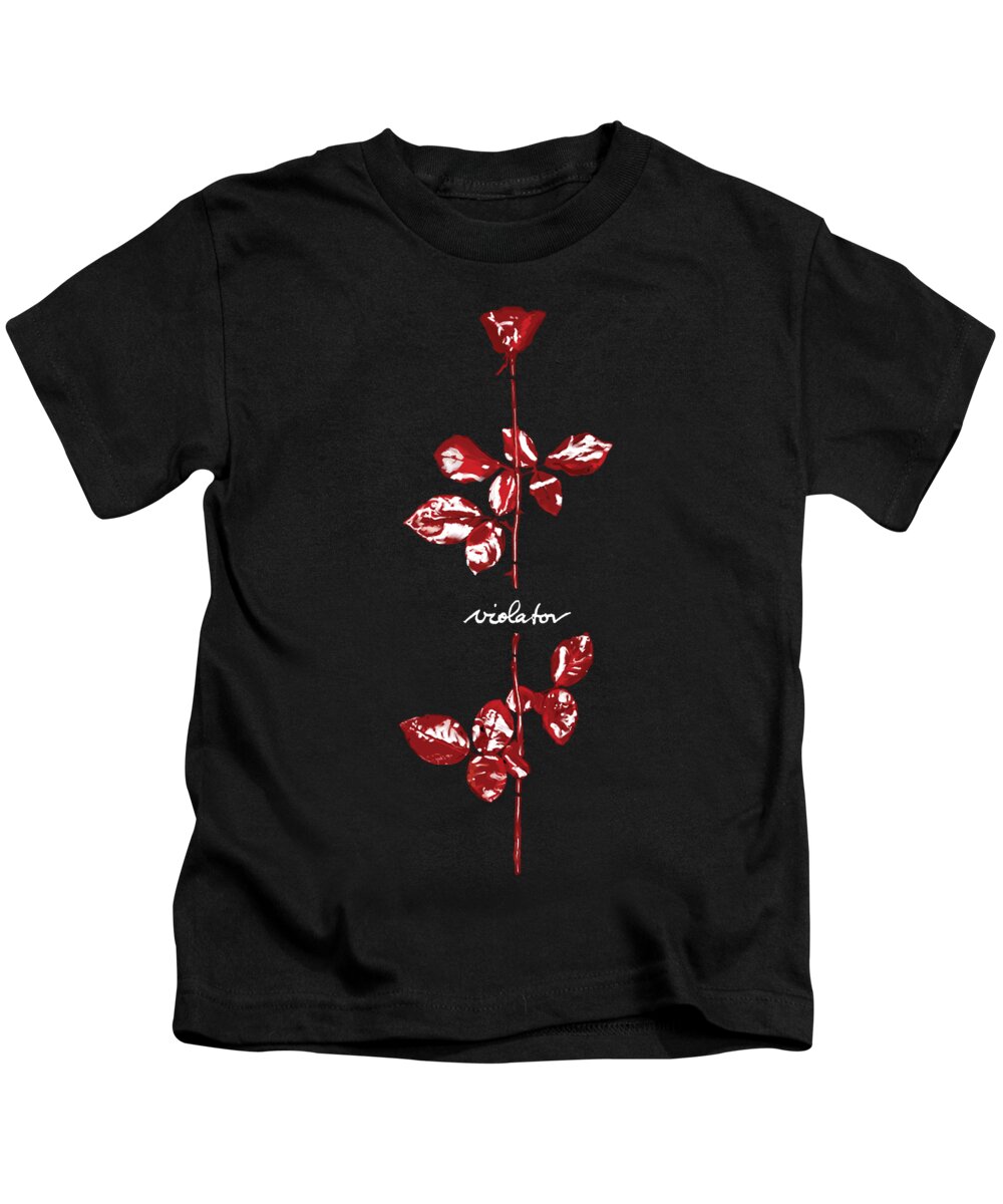 Depeche Mode Kids T-Shirt featuring the digital art Violator by Luc Lambert
