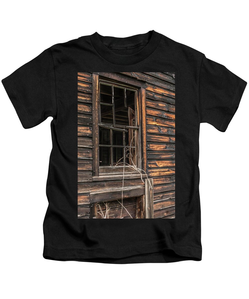 Window Kids T-Shirt featuring the photograph Window's open... by Pamela Taylor