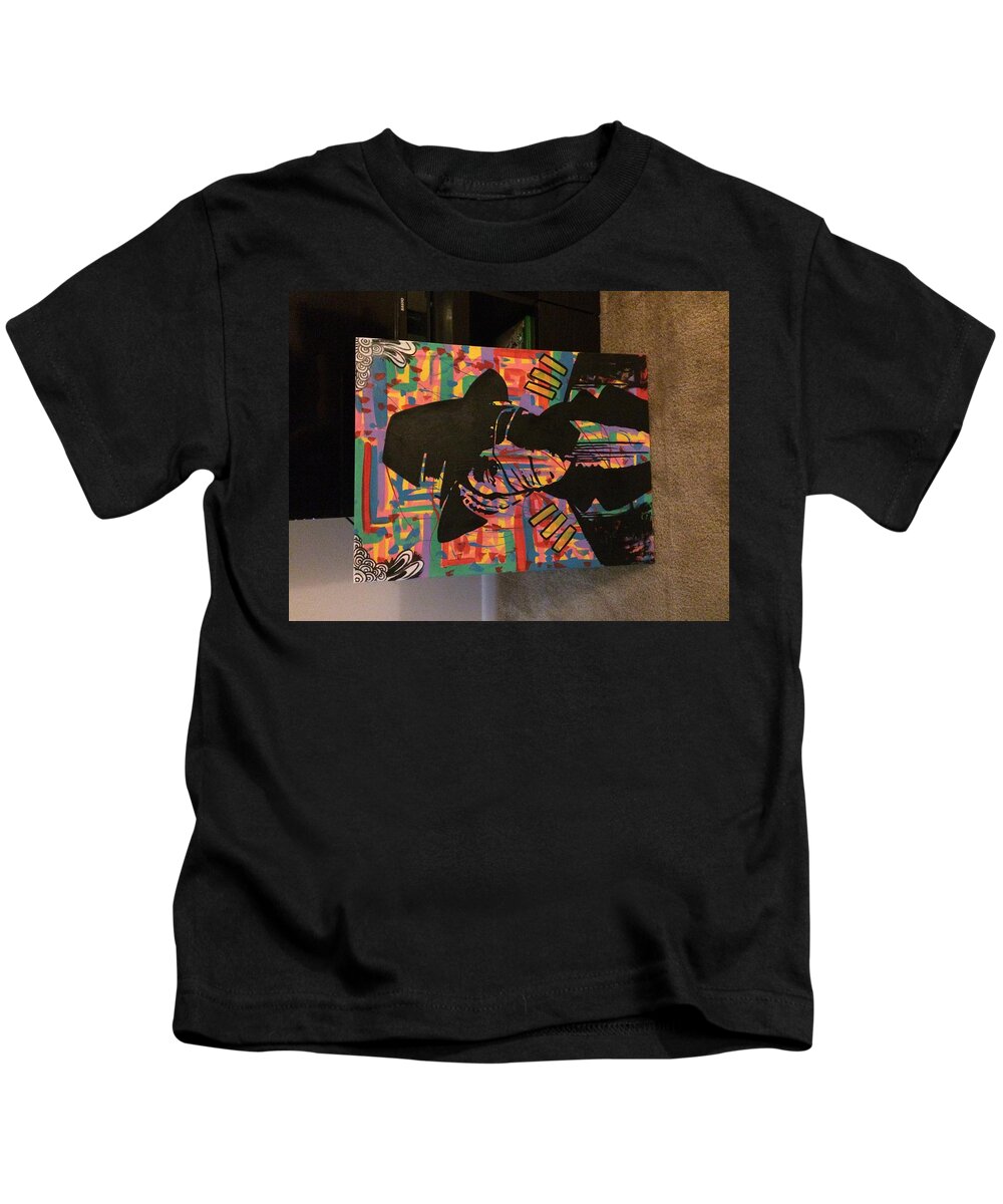 Yasiin Bey aka Mos Def Canvas Painting Kids T-Shirt by Landon Oliver - Fine  Art America